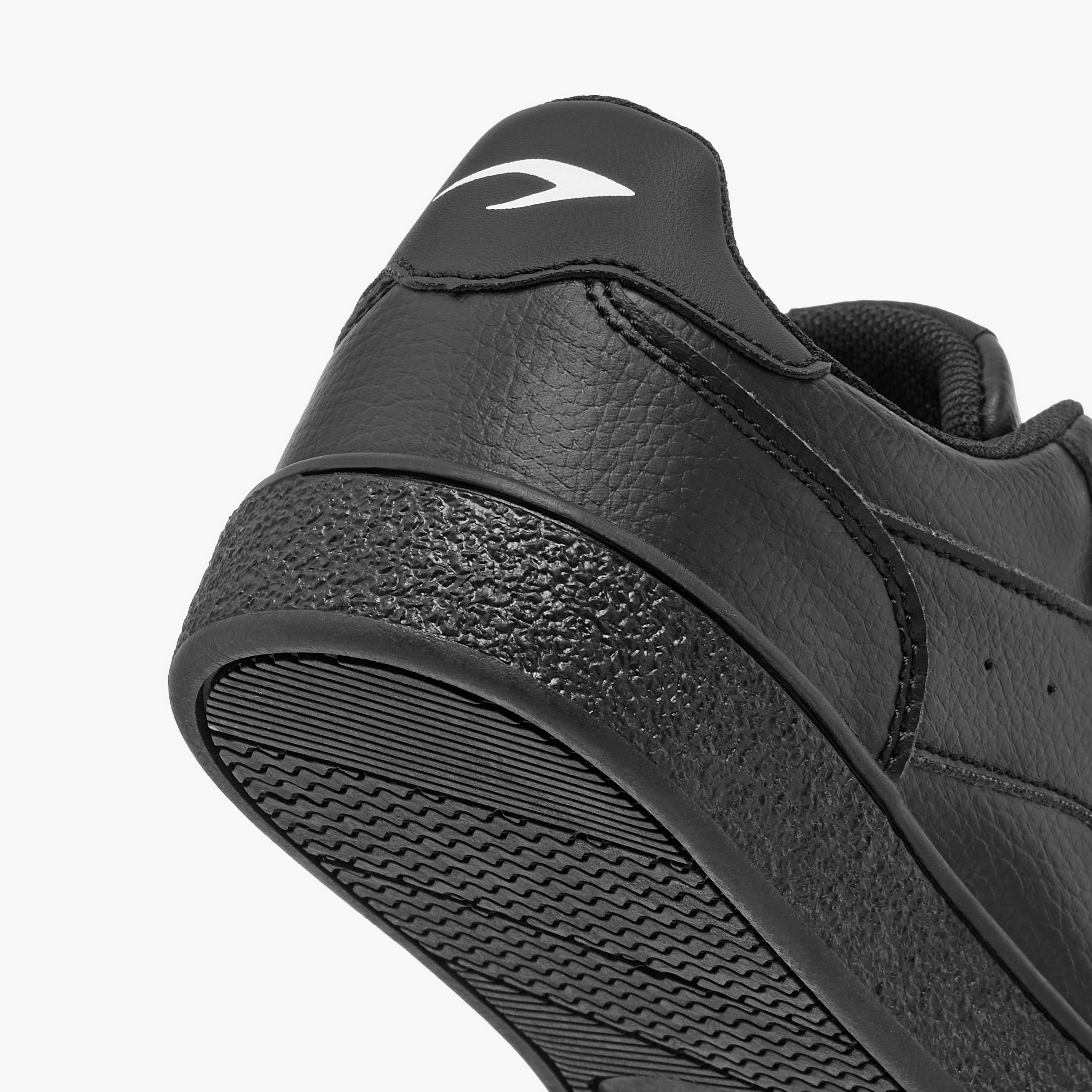 Dash Logo Detail Sneakers with Hook and Loop Closure-boys-shoes-sneakers-image-5
