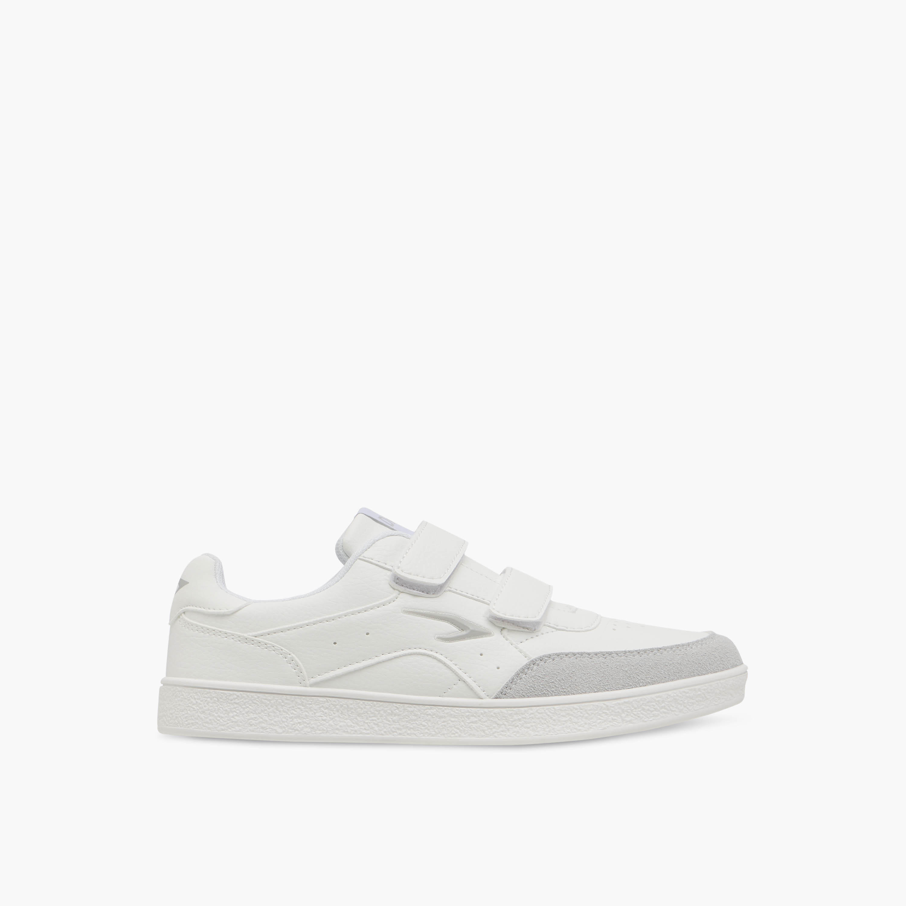 Dash Logo Detail Sneakers with Hook and Loop Closure-boys-shoes-sneakers-image-3