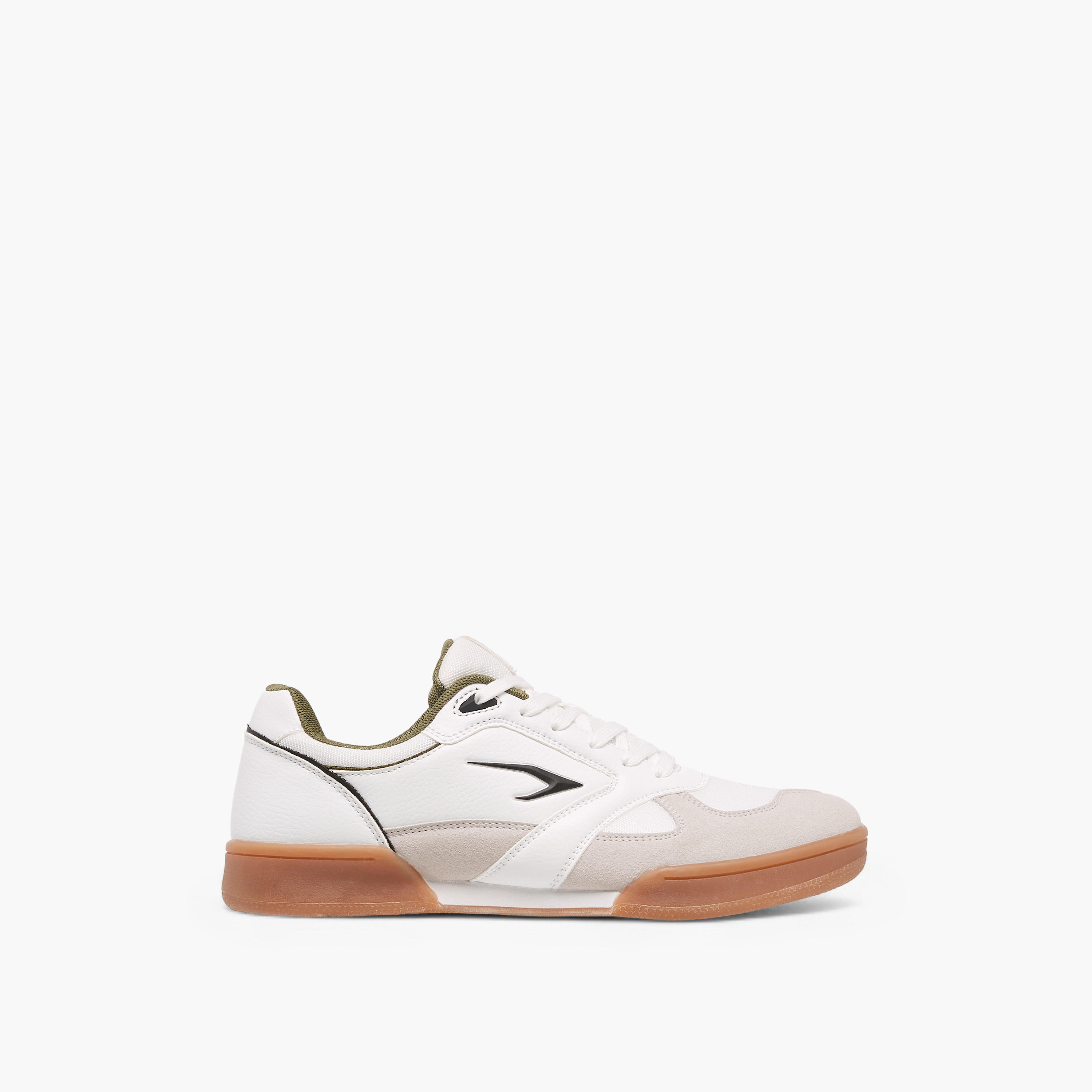 Dash Panelled Lace-Up Sports Shoes-sports-men-shoes-image-3