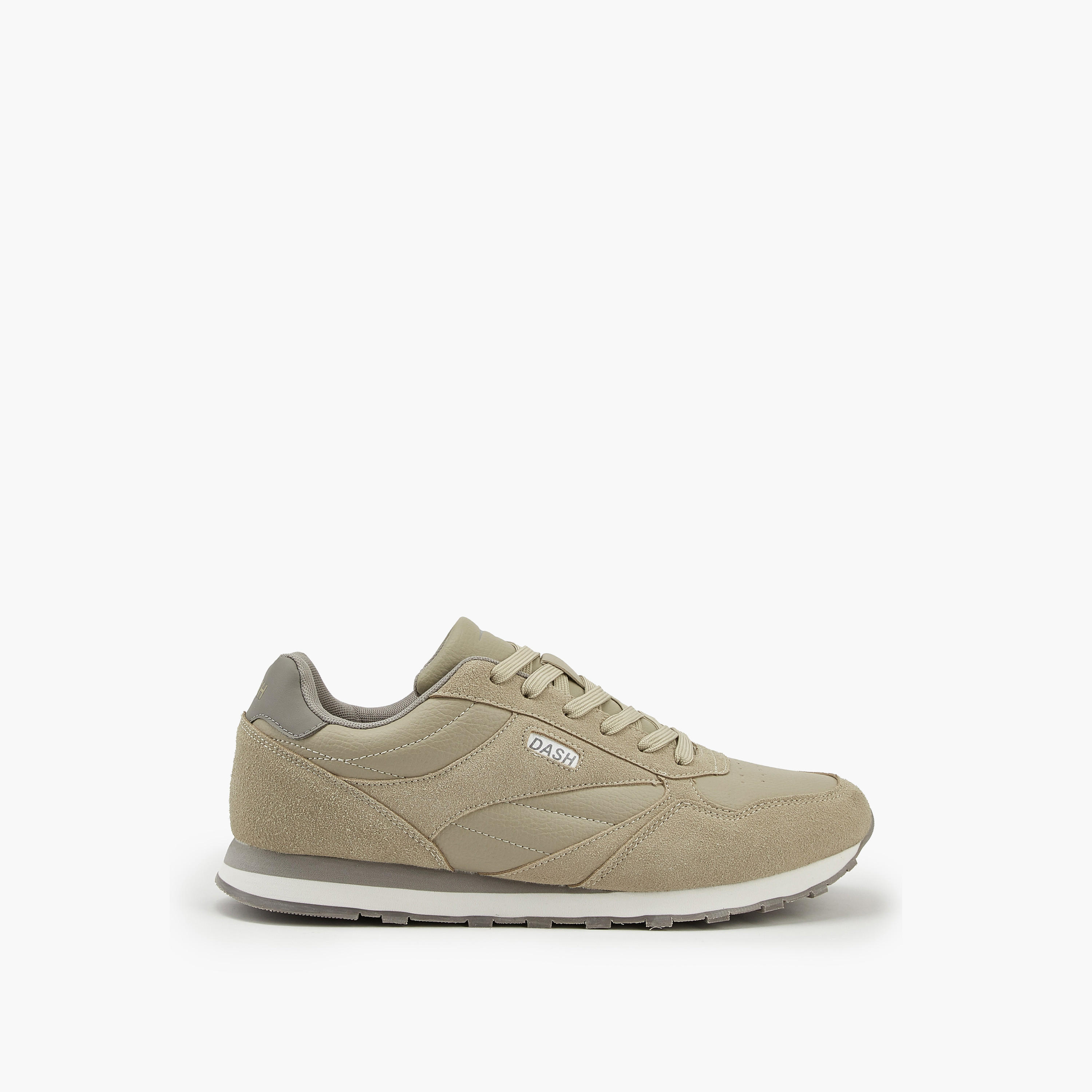 Dash Panelled Lace-Up Sneakers-men-shoes-sports-image-2