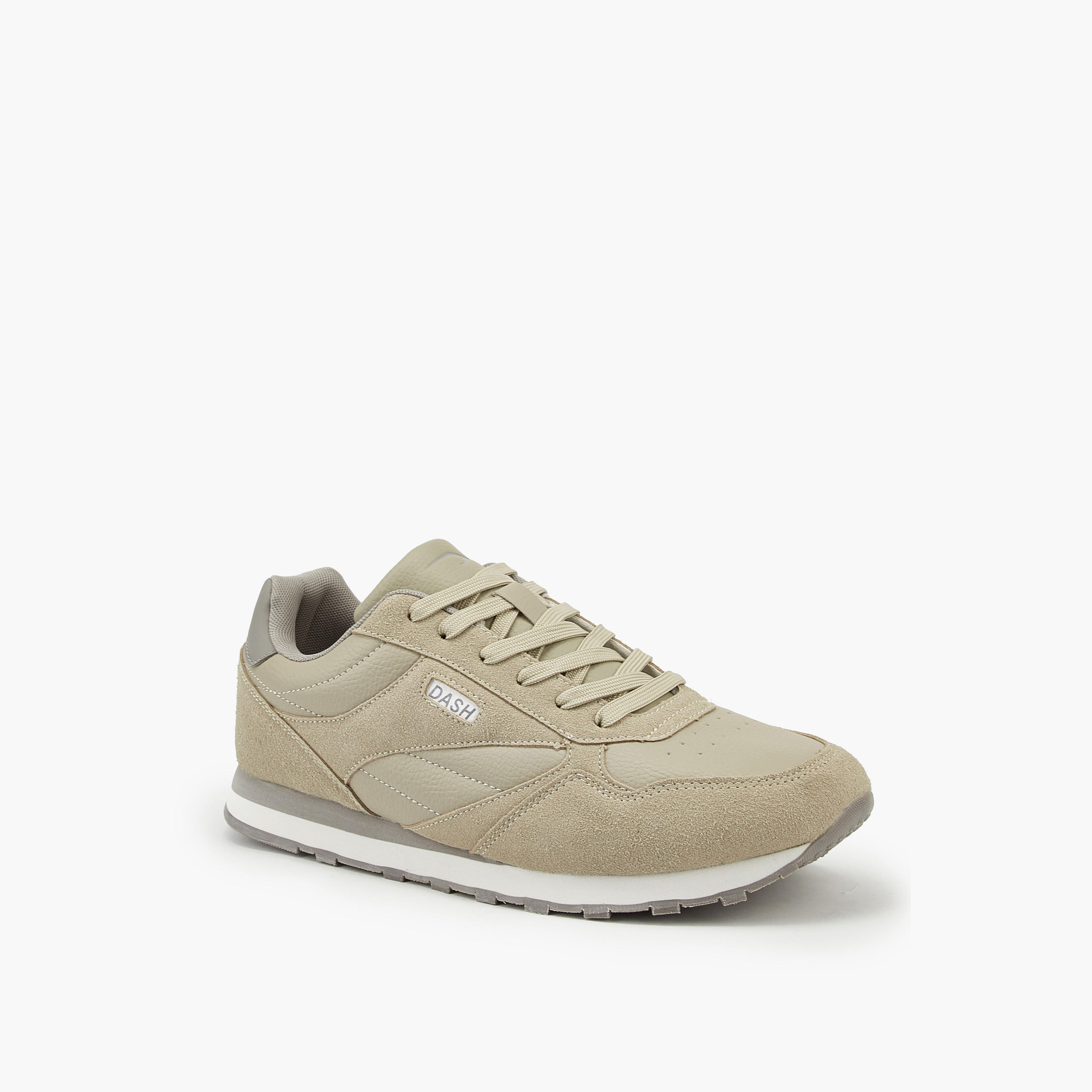 Dash Panelled Lace-Up Sneakers-men-shoes-sports-image-3
