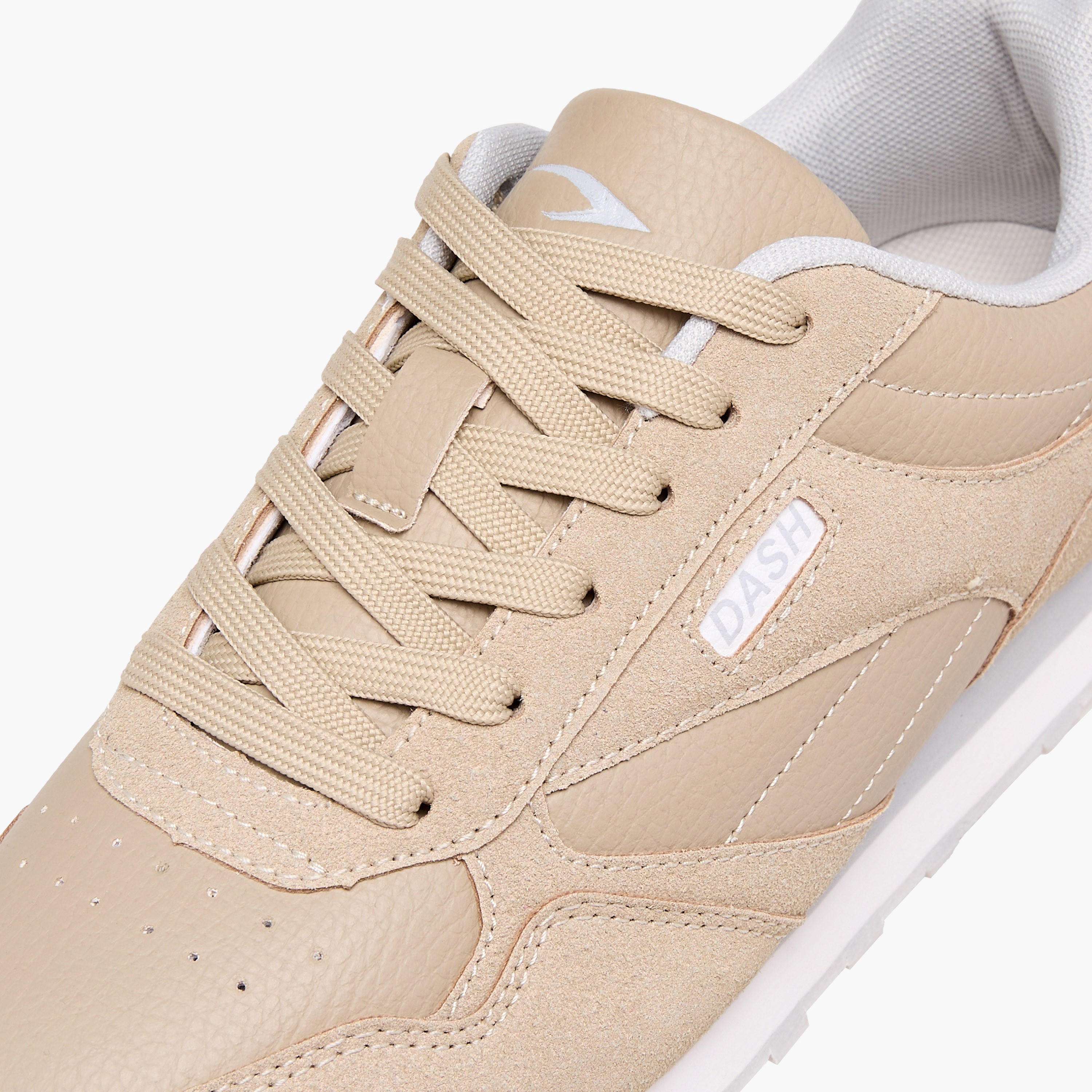 Dash Panelled Sneakers with Lace-Up Closure-women-shoes-sneakers-image-4