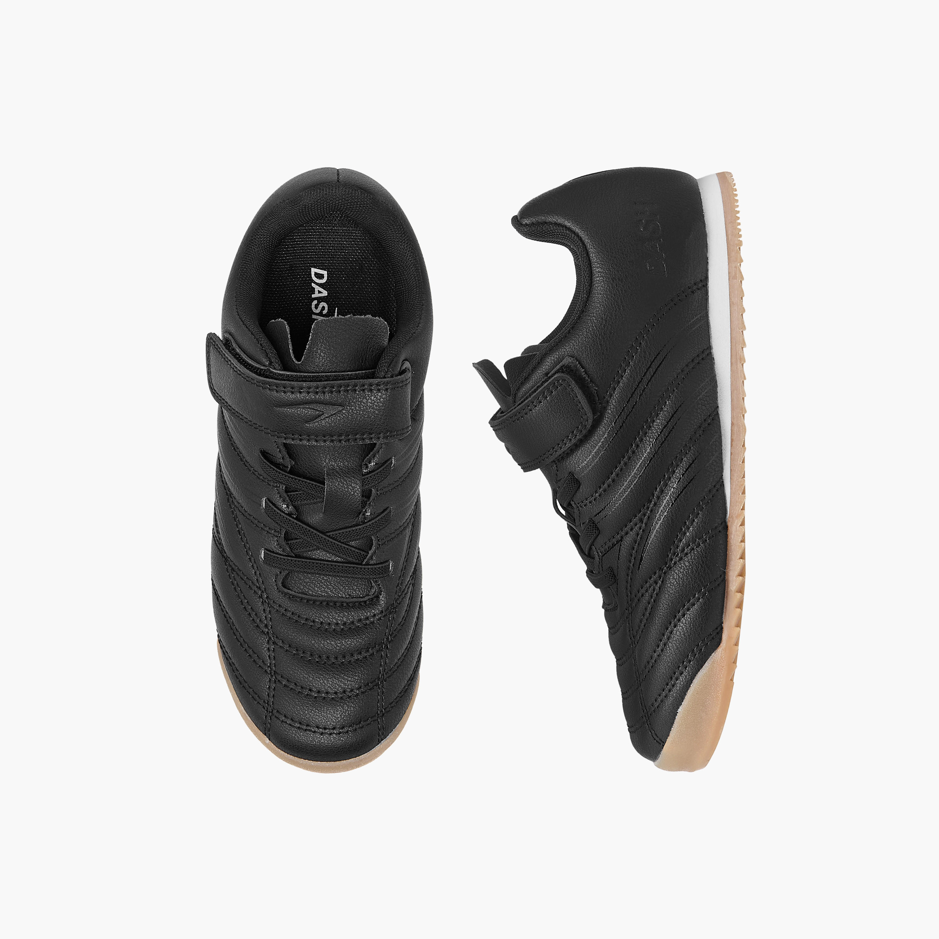 حذاء سنيكرز بطول الكاحل ونعل مبطّن وشريط إغلاق للأولاد من داش-boys-shoes-sneakers-image-1