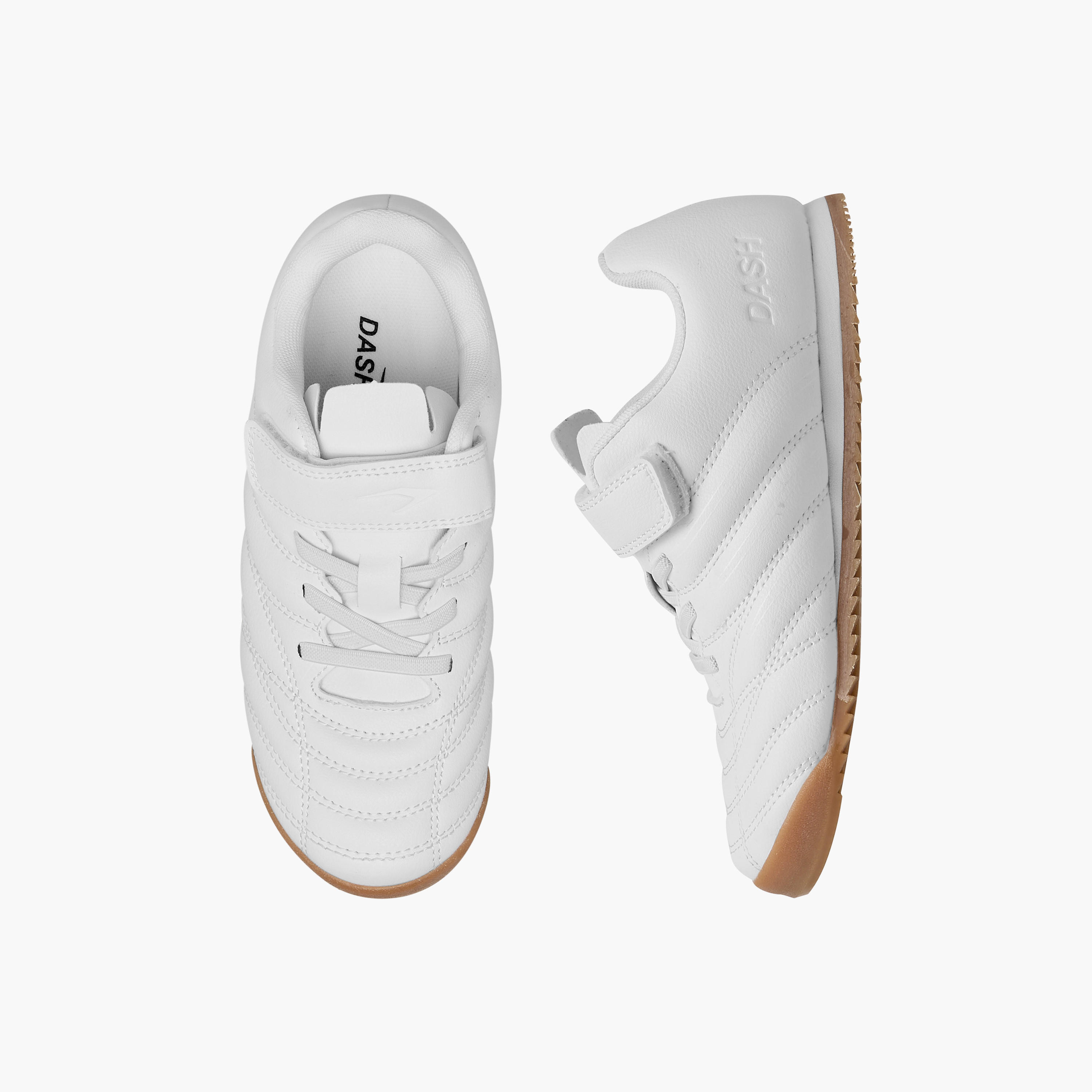 Dash Boys Hook & Loop Ankle Sneakers Cushioned Sole Shoes-boys-shoes-sneakers-image-1