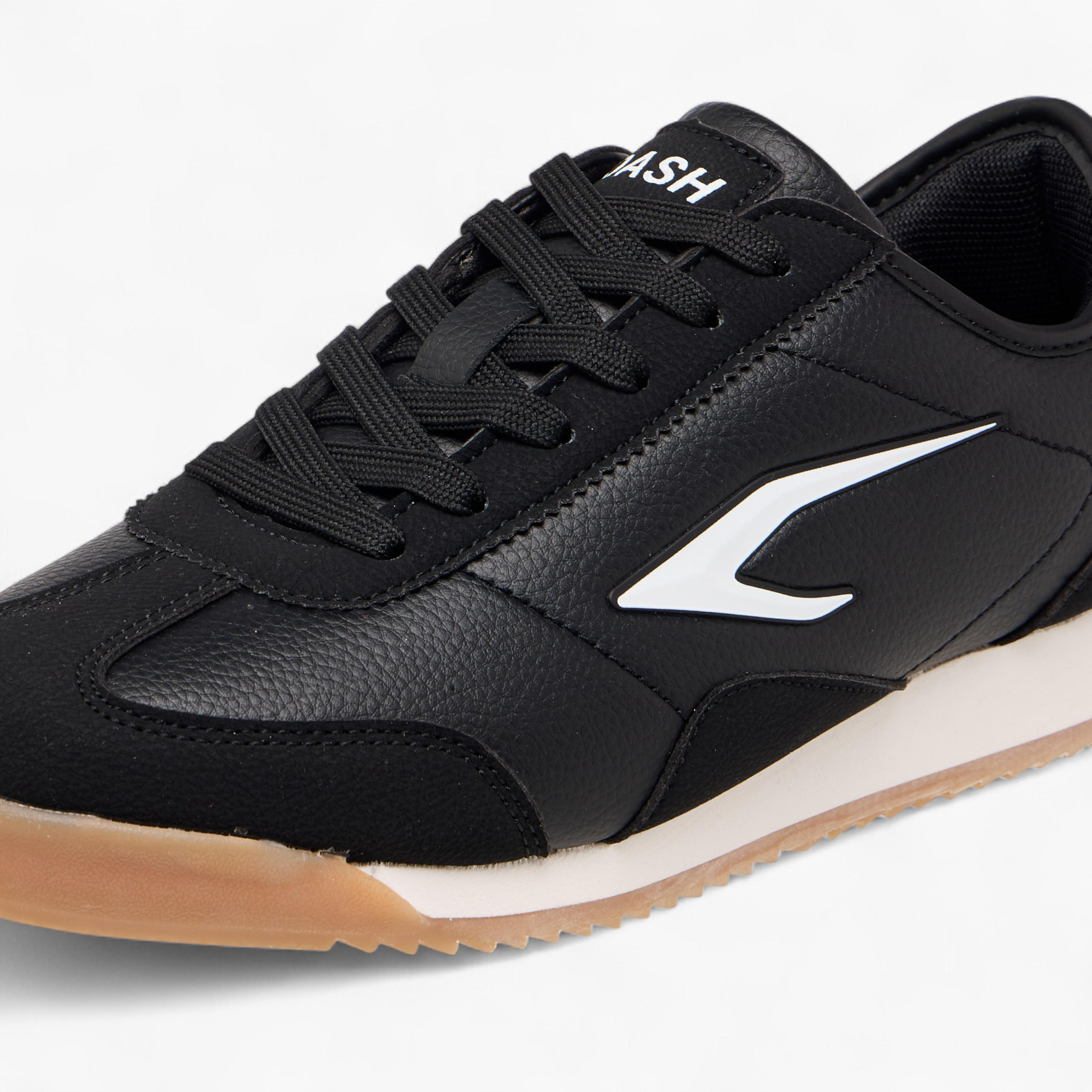 Dash Logo Print Sneakers with Lace-Up Closure-women-shoes-sneakers-image-4