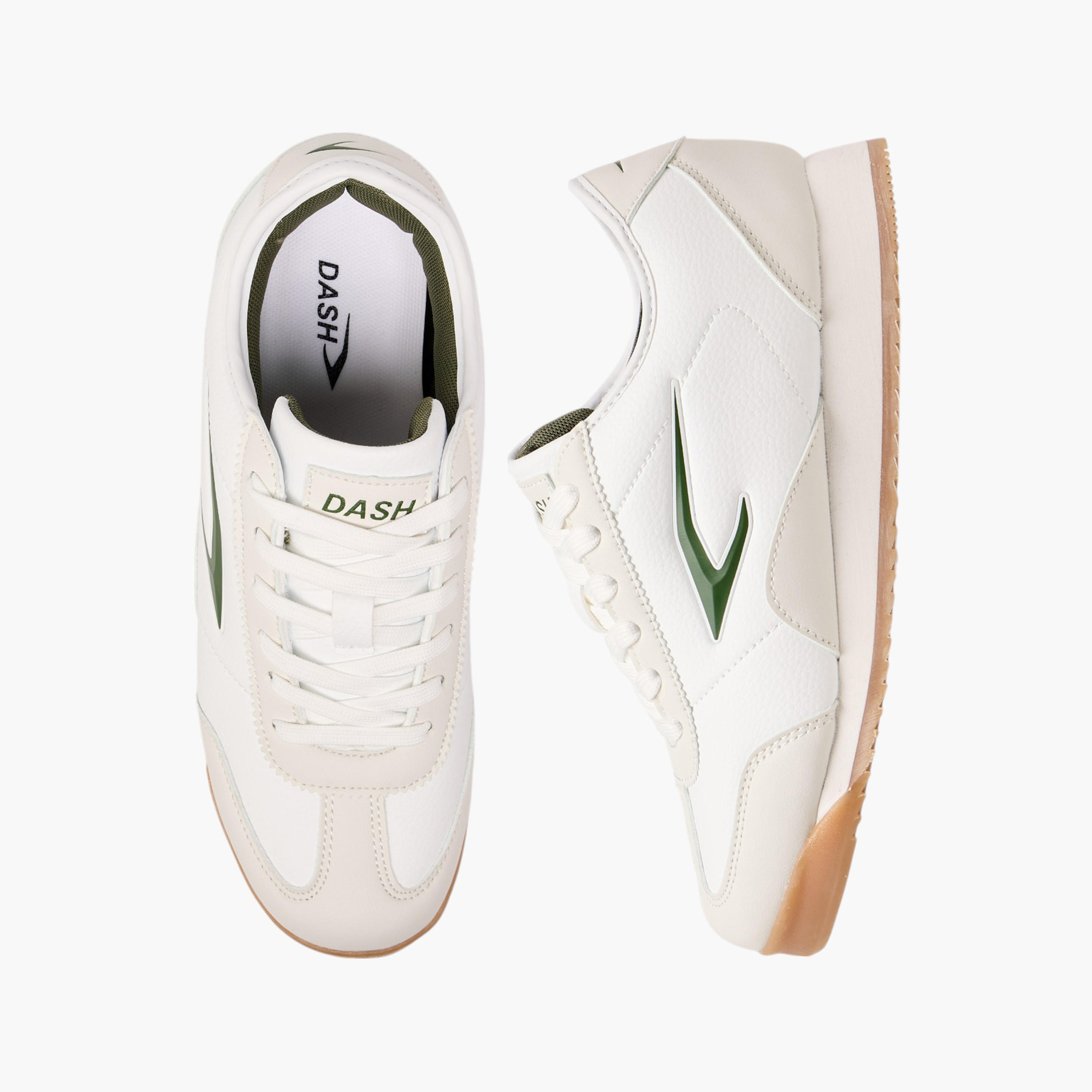 حذاء سنيكرز برباط إغلاق وطبعات شعار من داش-women-shoes-sneakers-image-1