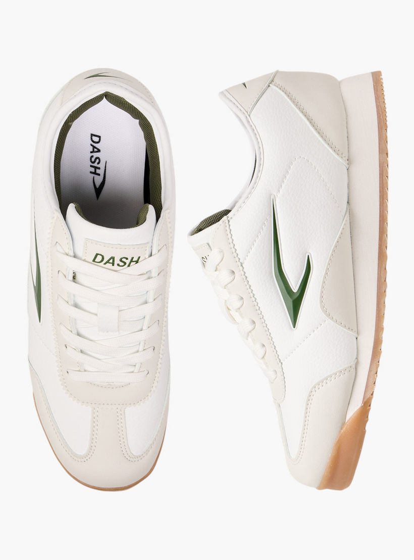 حذاء سنيكرز برباط إغلاق وطبعات شعار من داش-women-shoes-sneakers-image-1
