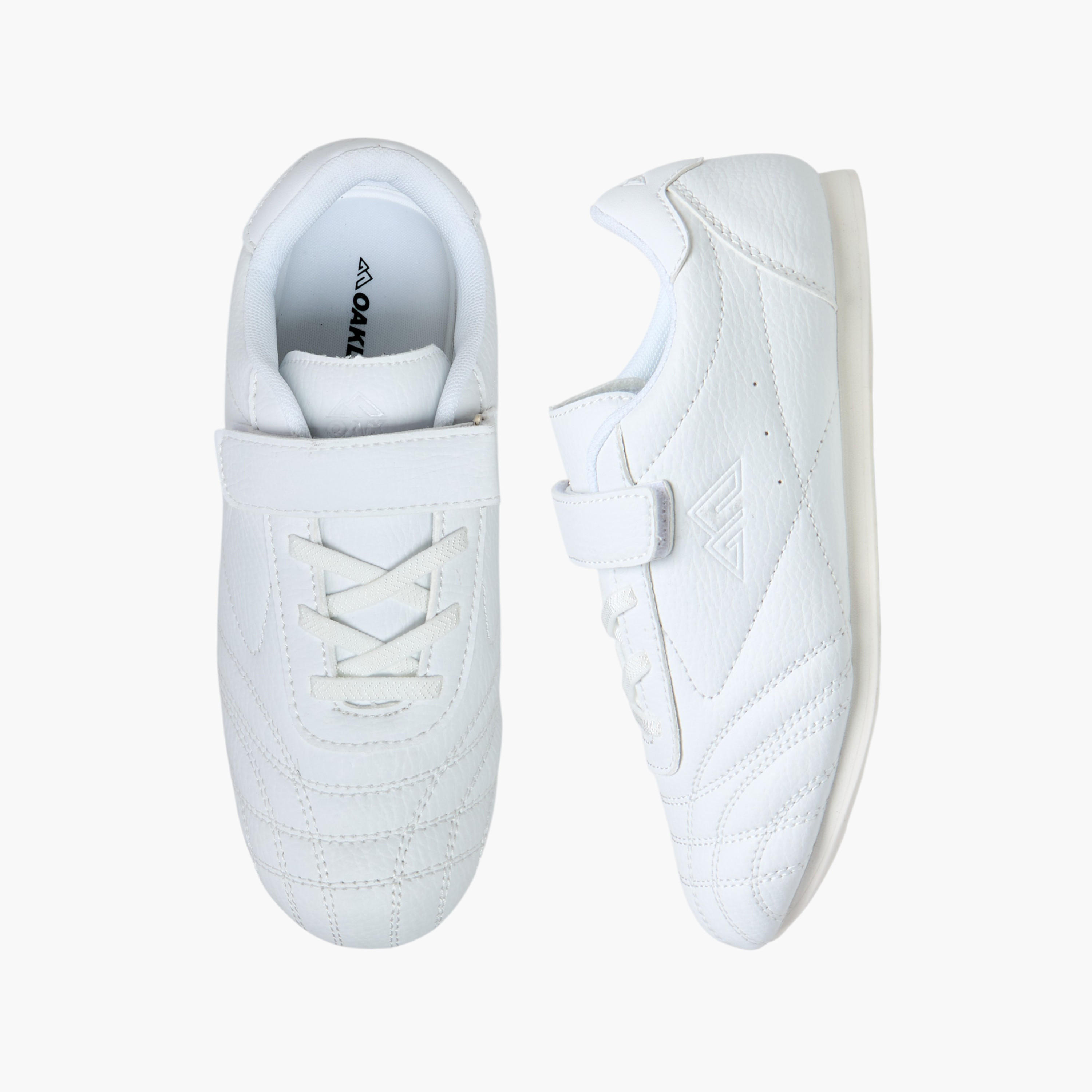 Oaklan by Shoexpress Solid Sports Shoes with Hook and Loop Closure-boys-shoes-sneakers-image-1