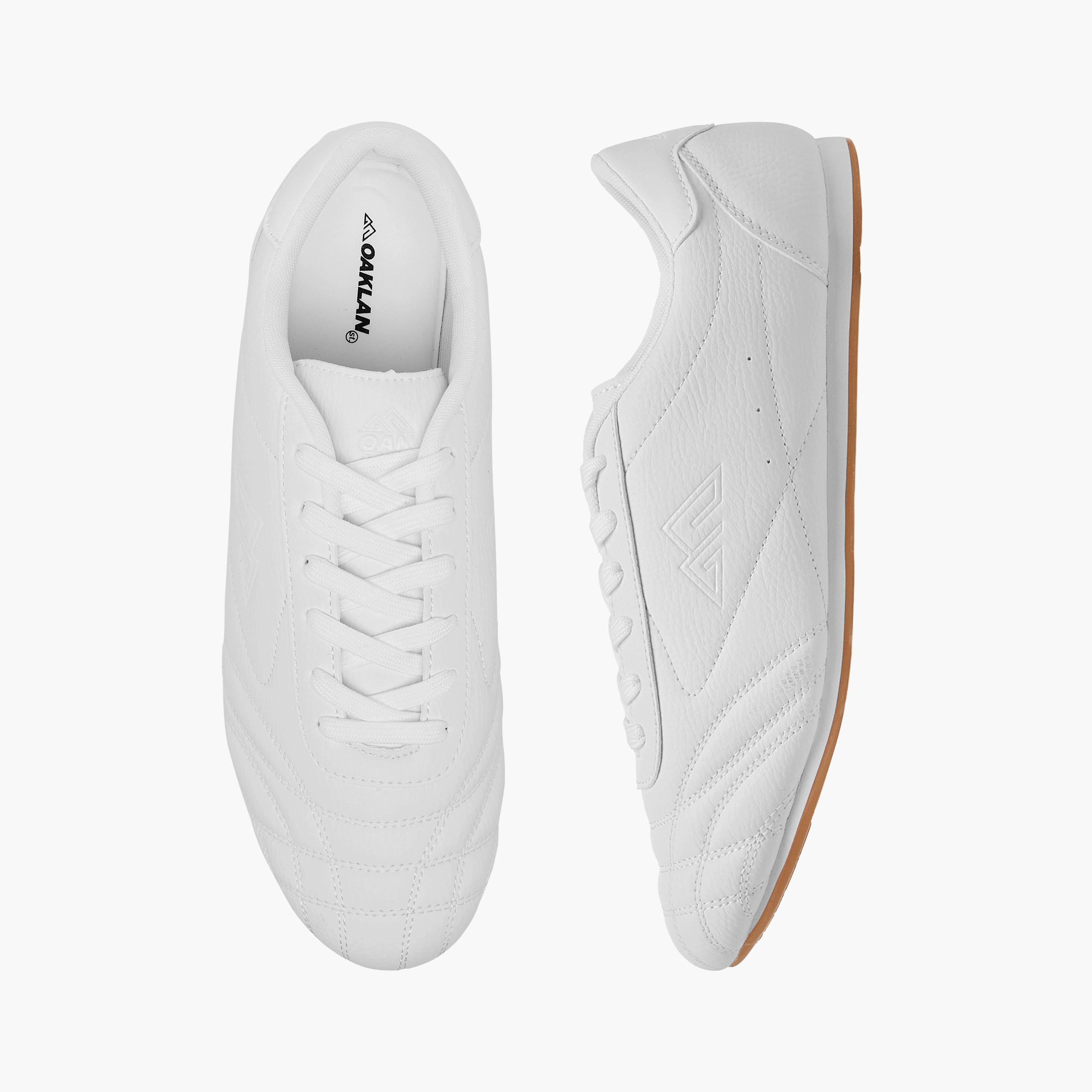 Oaklan by Shoexpress Stitch Detail Sneakers with Lace-Up Closure-men-shoes-sneakers-image-1