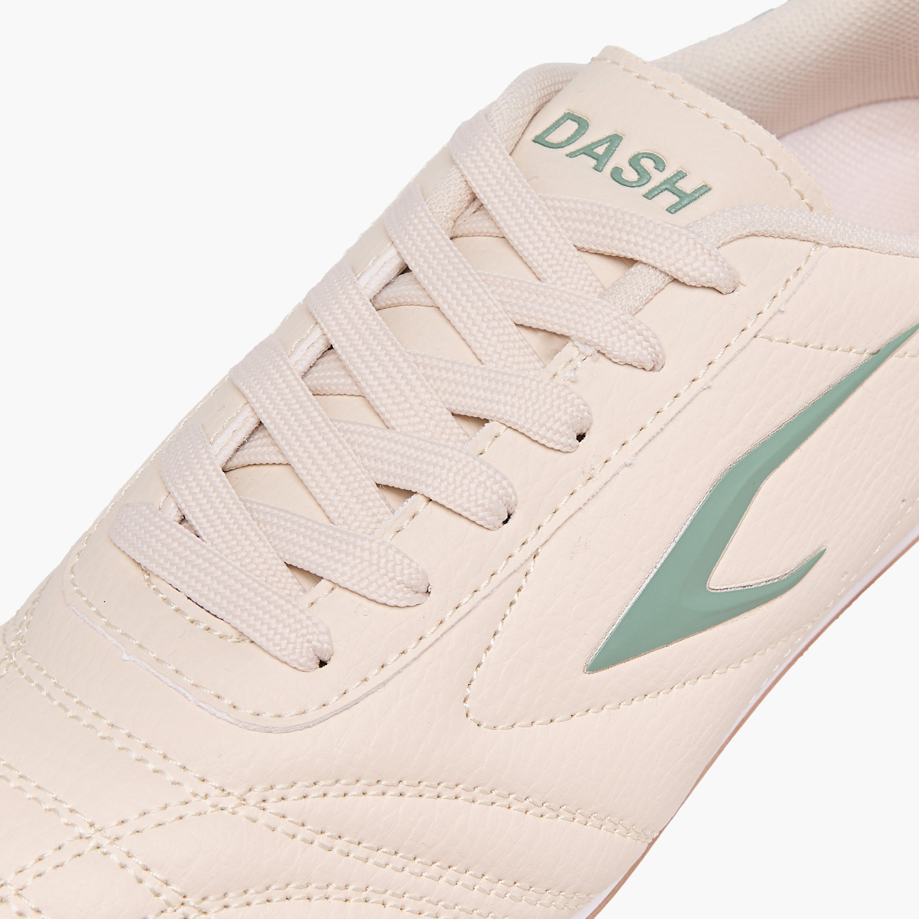 Dash Stitch Detail Sneakers with Lace-Up Closure-women-shoes-sneakers-image-4