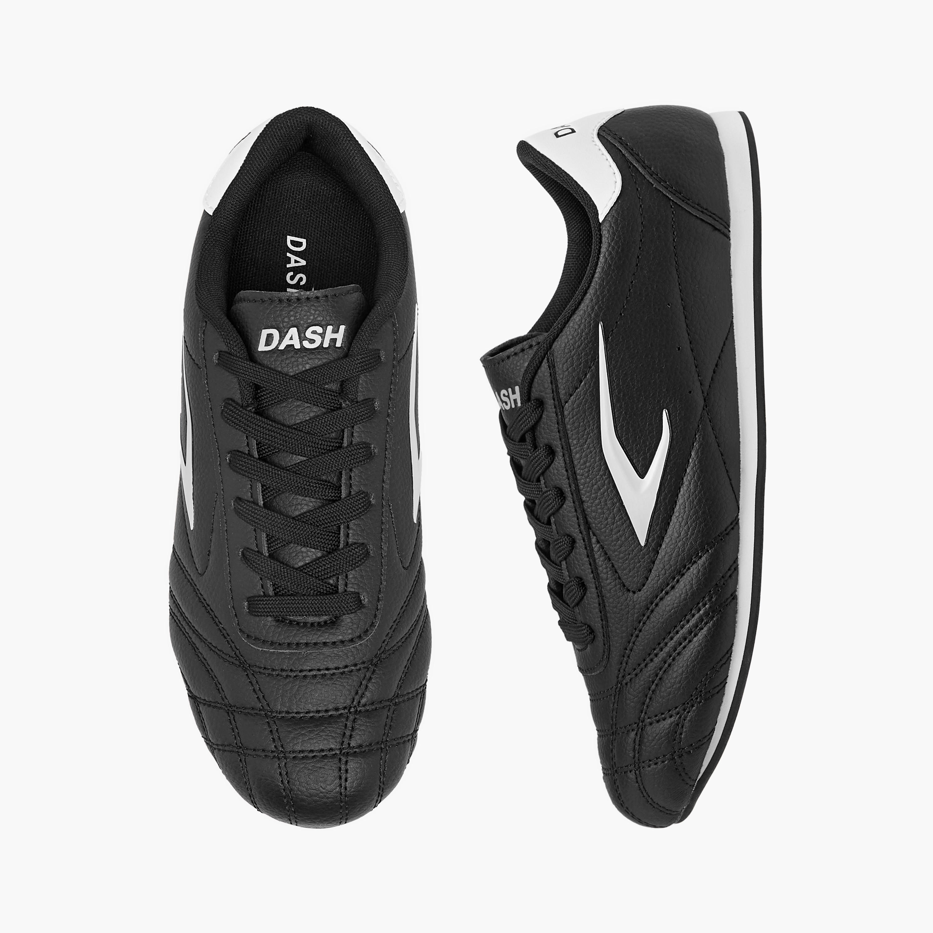 Dash Stitch Detail Sneakers with Lace-Up Closure-women-shoes-sneakers-image-1
