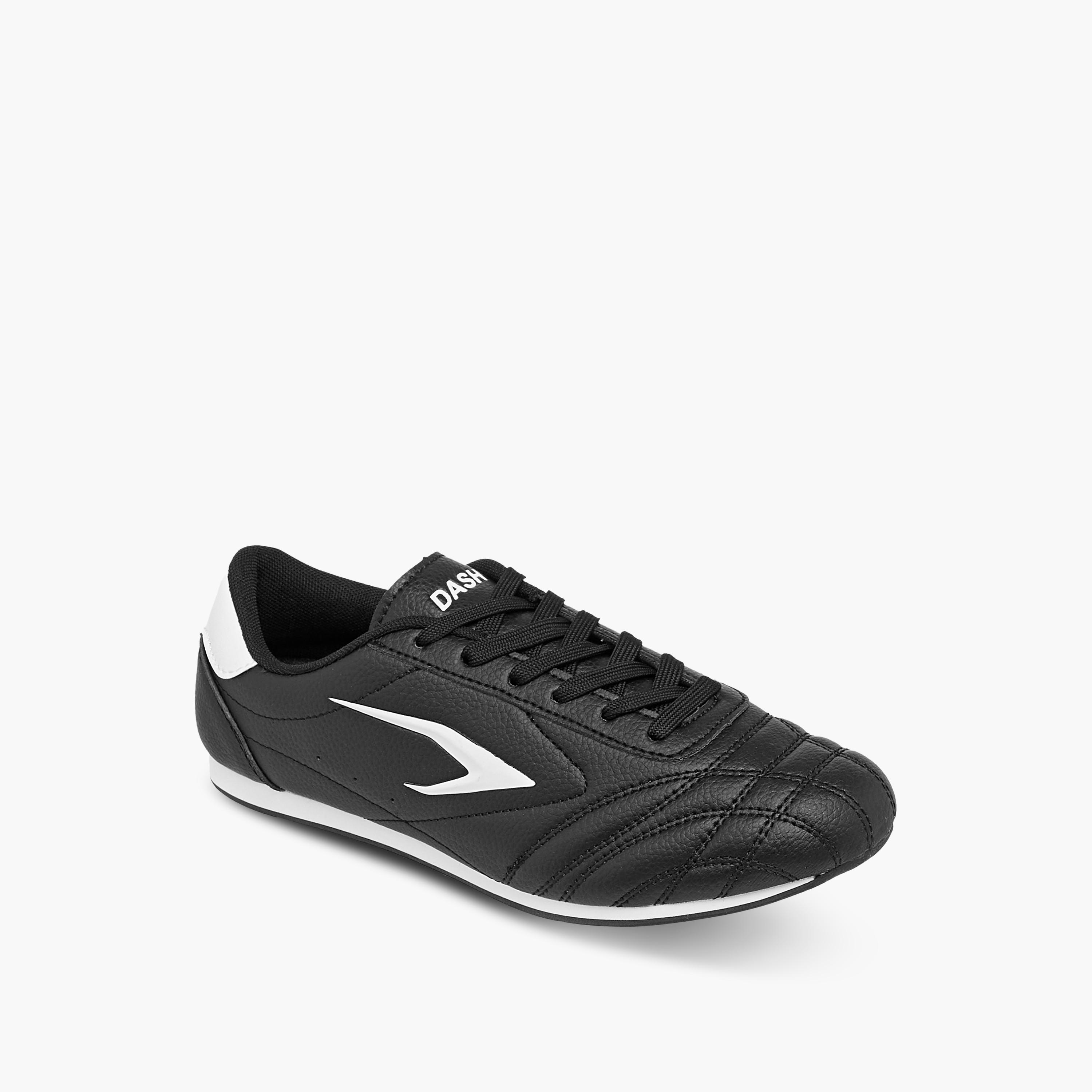 Dash Stitch Detail Sneakers with Lace-Up Closure-women-shoes-sneakers-image-3