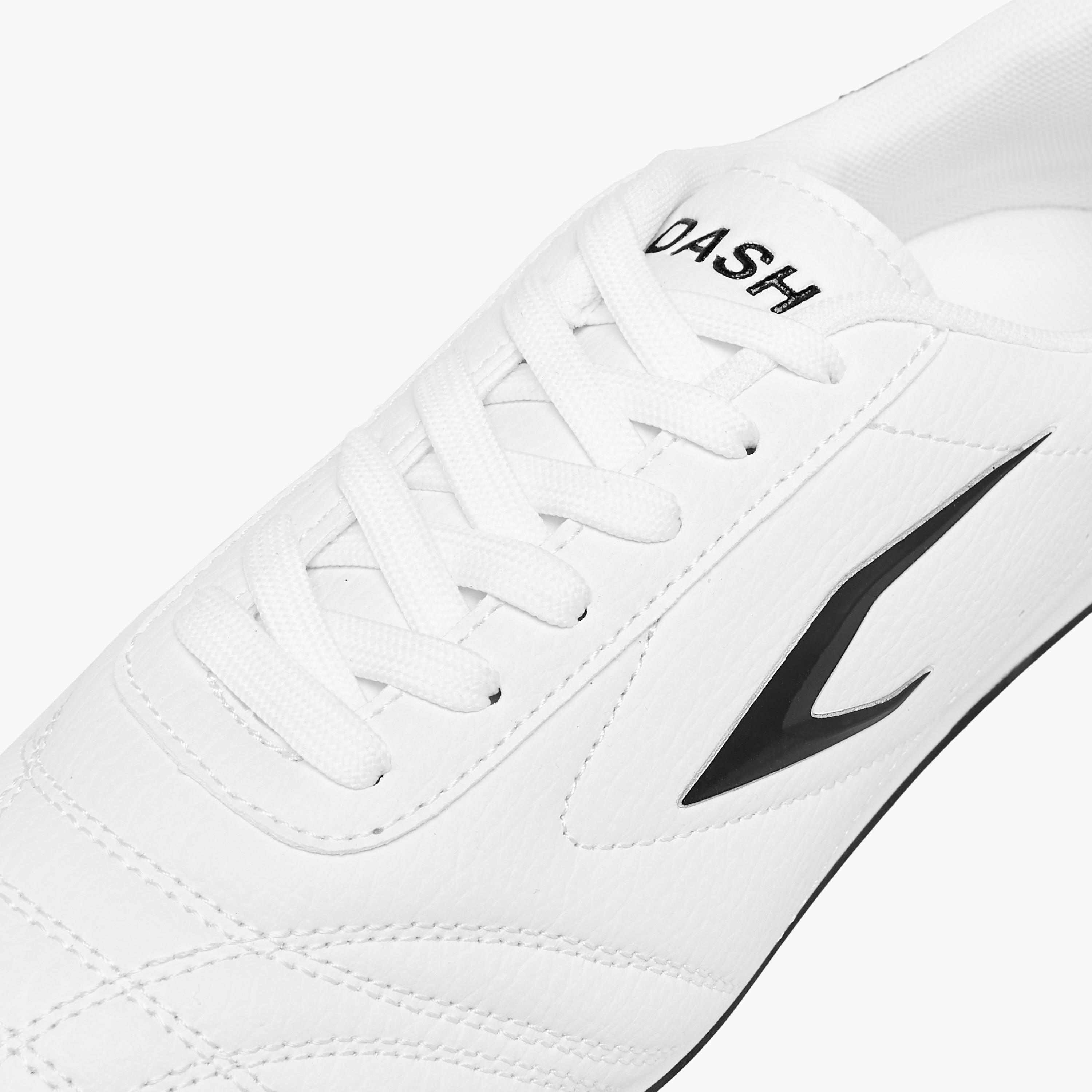 Dash Stitch Detail Sneakers with Lace-Up Closure-women-shoes-sneakers-image-5