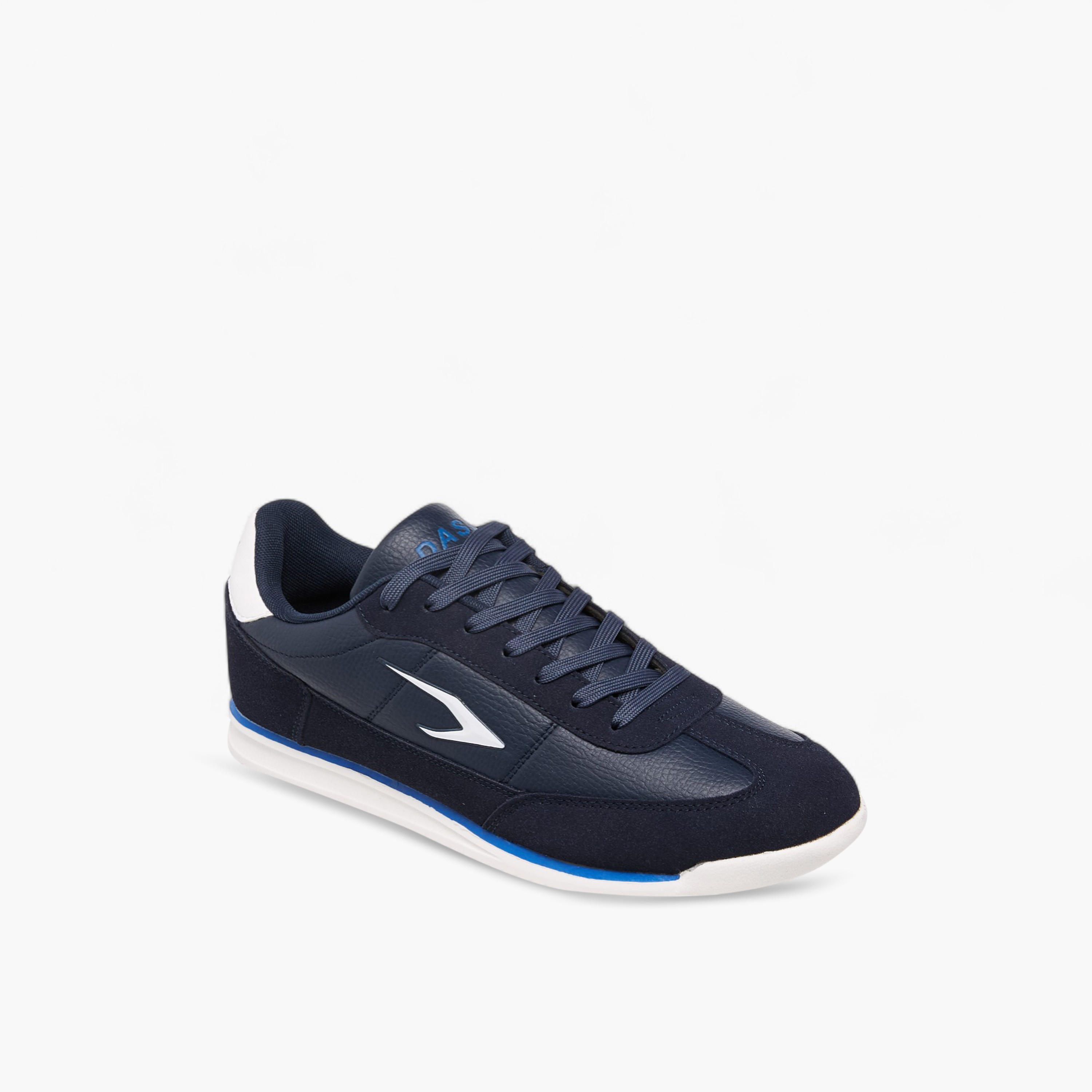 Dash Solid Lace-Up Sports Shoes-sports-men-shoes-image-2