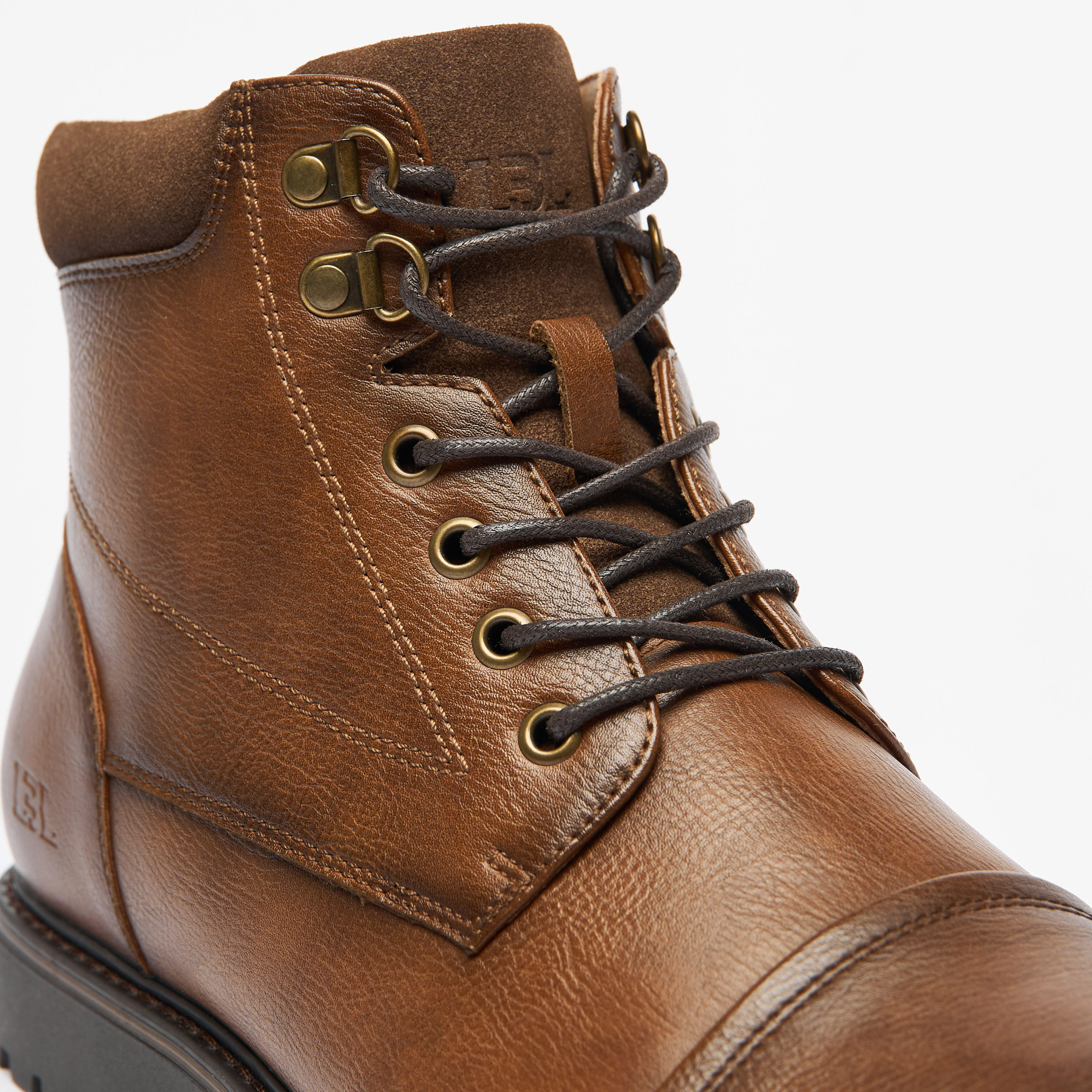 LBL By Shoexpress Textured Chukka Boots with Zip Closure-men-shoes-boots-image-5