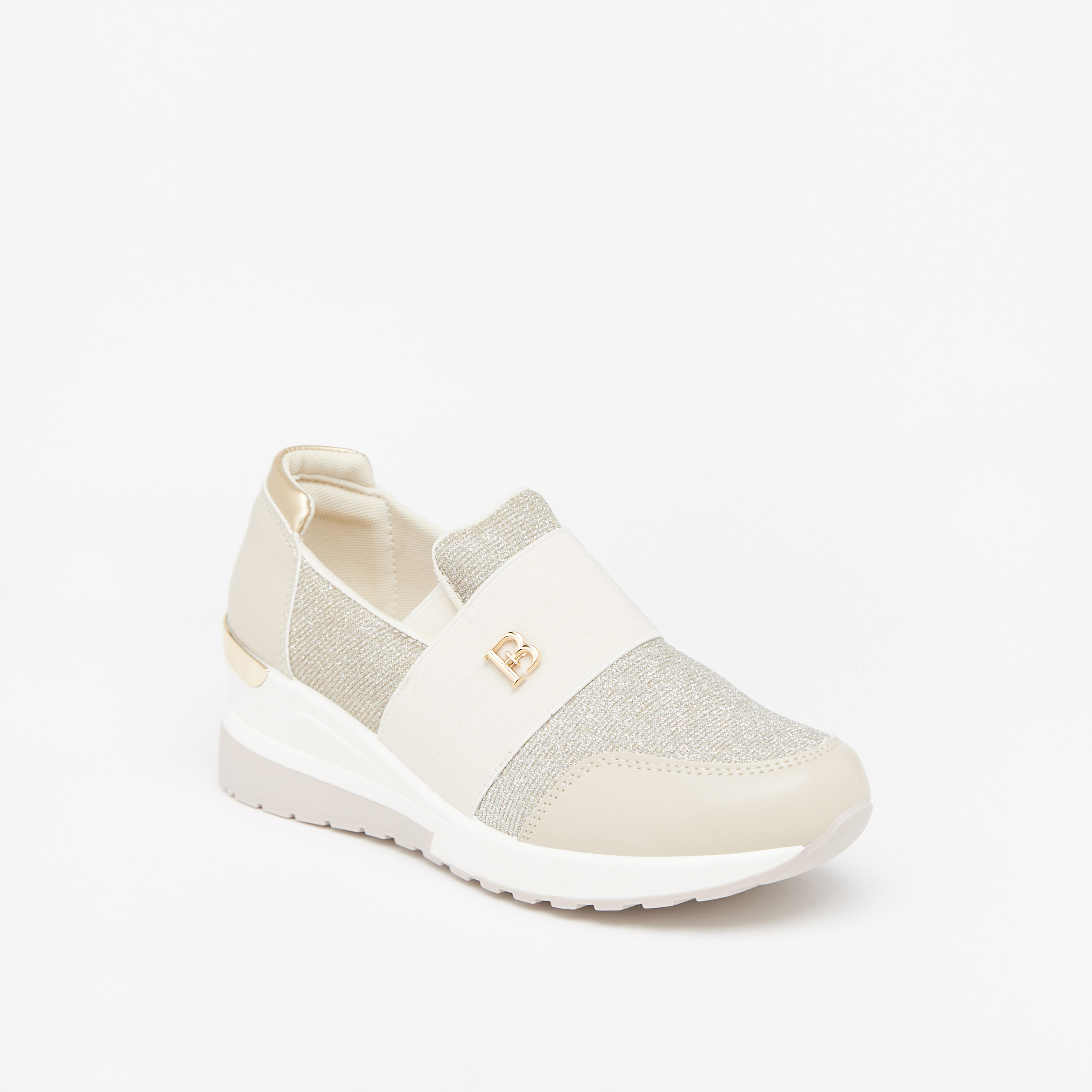 حذاء سنيكرز بارز الملمس سهل الارتداء وبكاحل منخفض من فلورا بيلا-women-shoes-sneakers-image-1