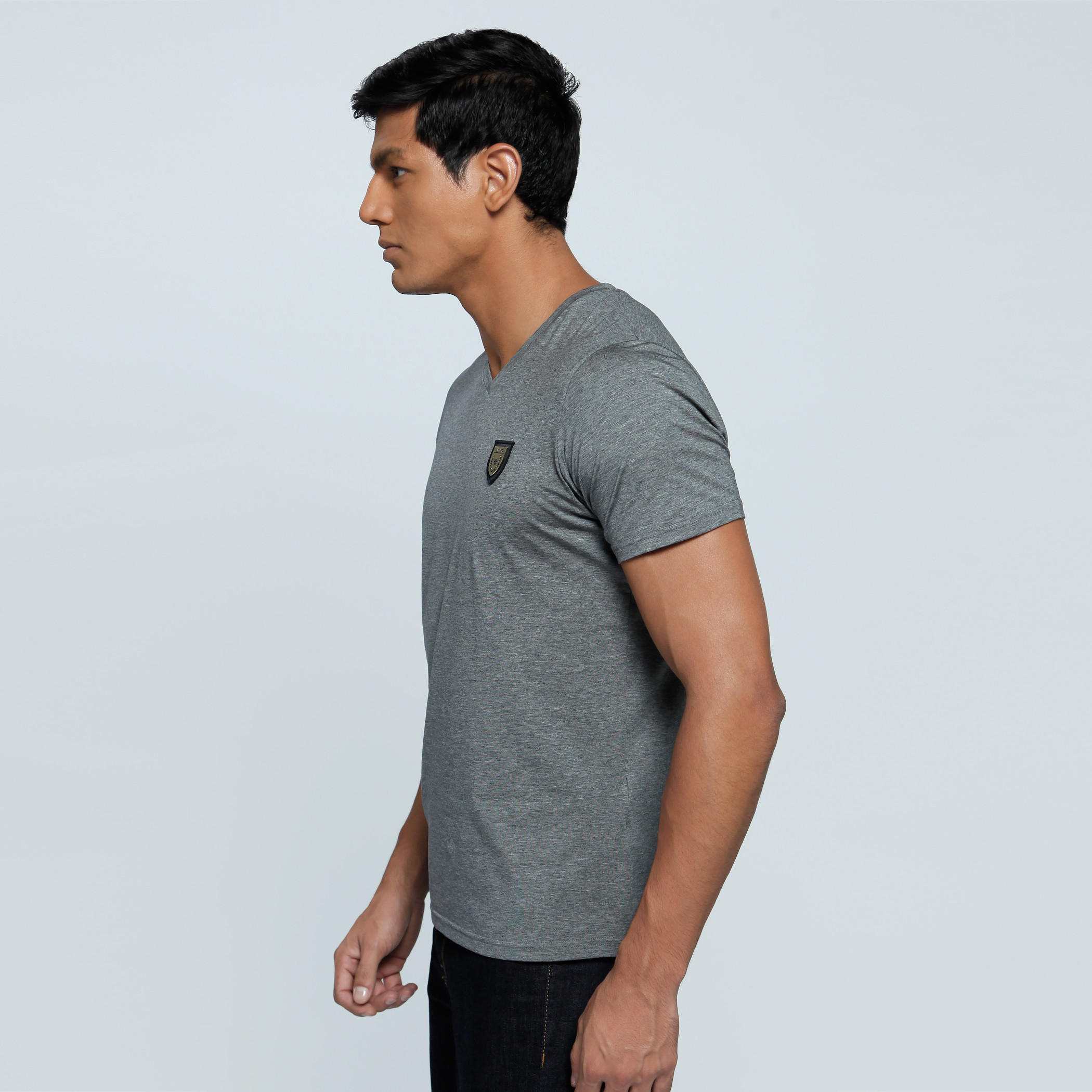 L'Homme V-Neck T-Shirt with Short Sleeves-men-clothing-tshirtsandpolos-tshirts-image-3