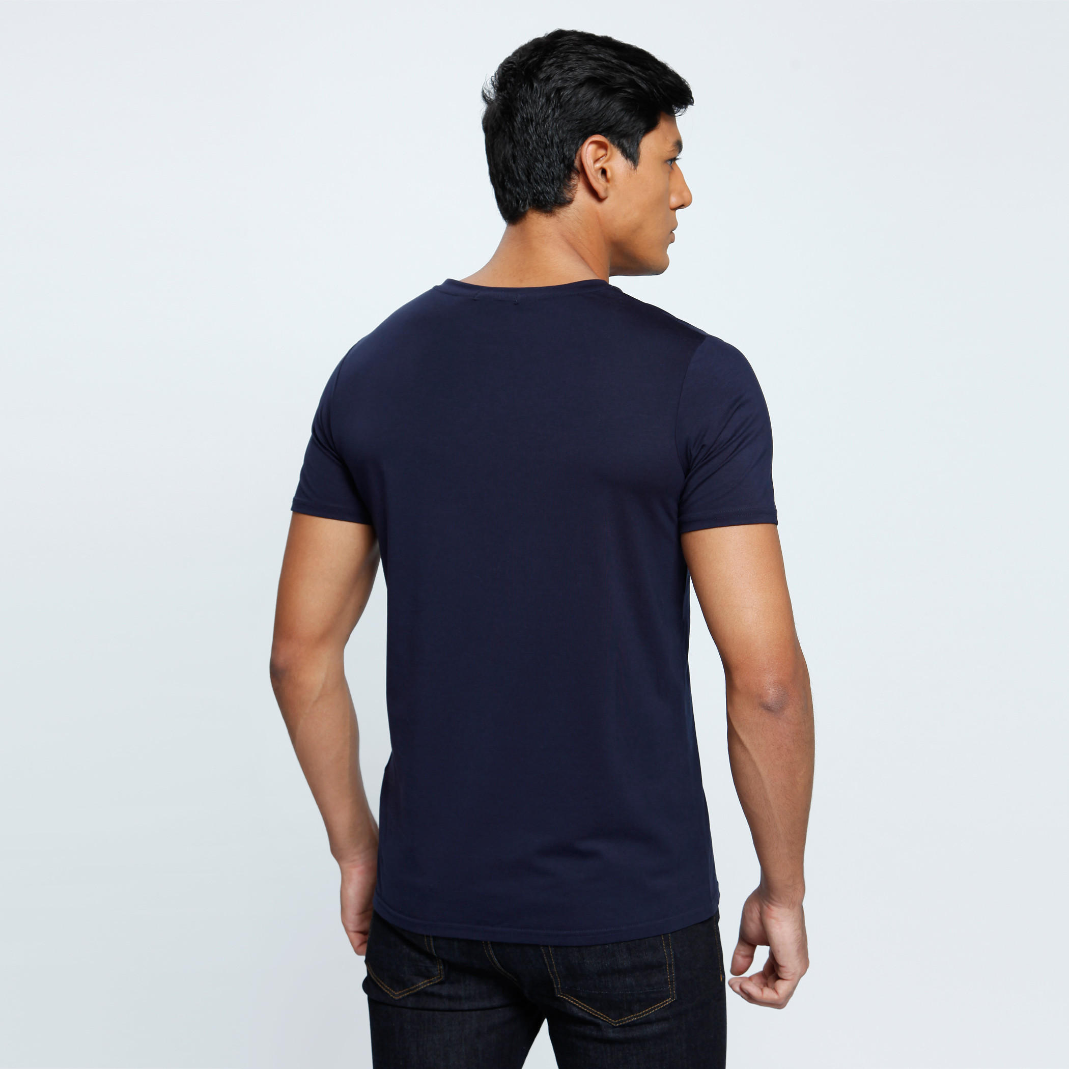 L'Homme V-Neck T-Shirt with Short Sleeves-men-clothing-tshirtsandpolos-tshirts-image-12