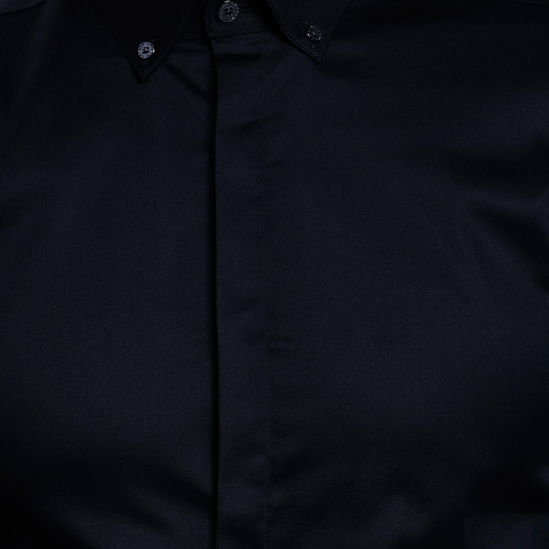 L'HOMME Long Sleeves Shirt with Button Placket-men-clothing-shirts-image-4