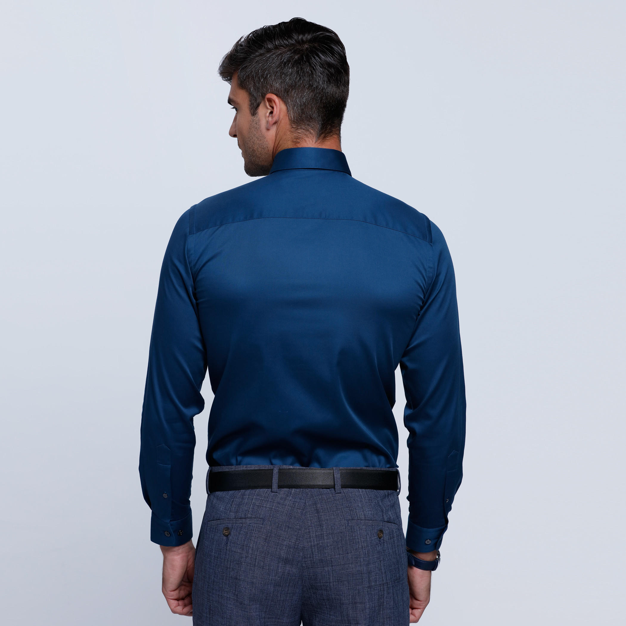 L'HOMME Long Sleeves Shirt with Button Placket-men-clothing-shirts-image-7