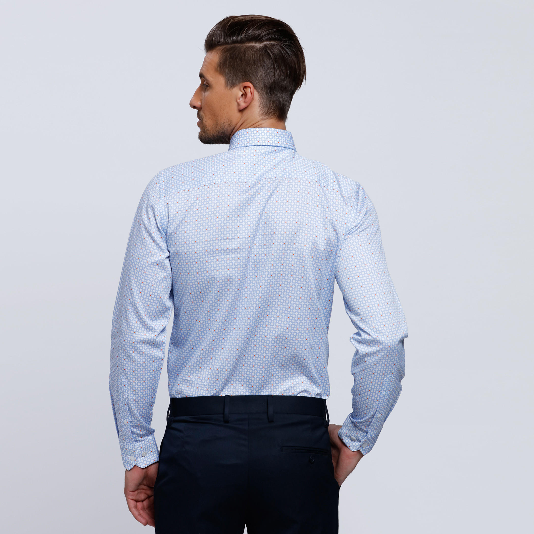 Printed Shirt with Complete Placket and Long Sleeves-men-clothing-shirts-image-2