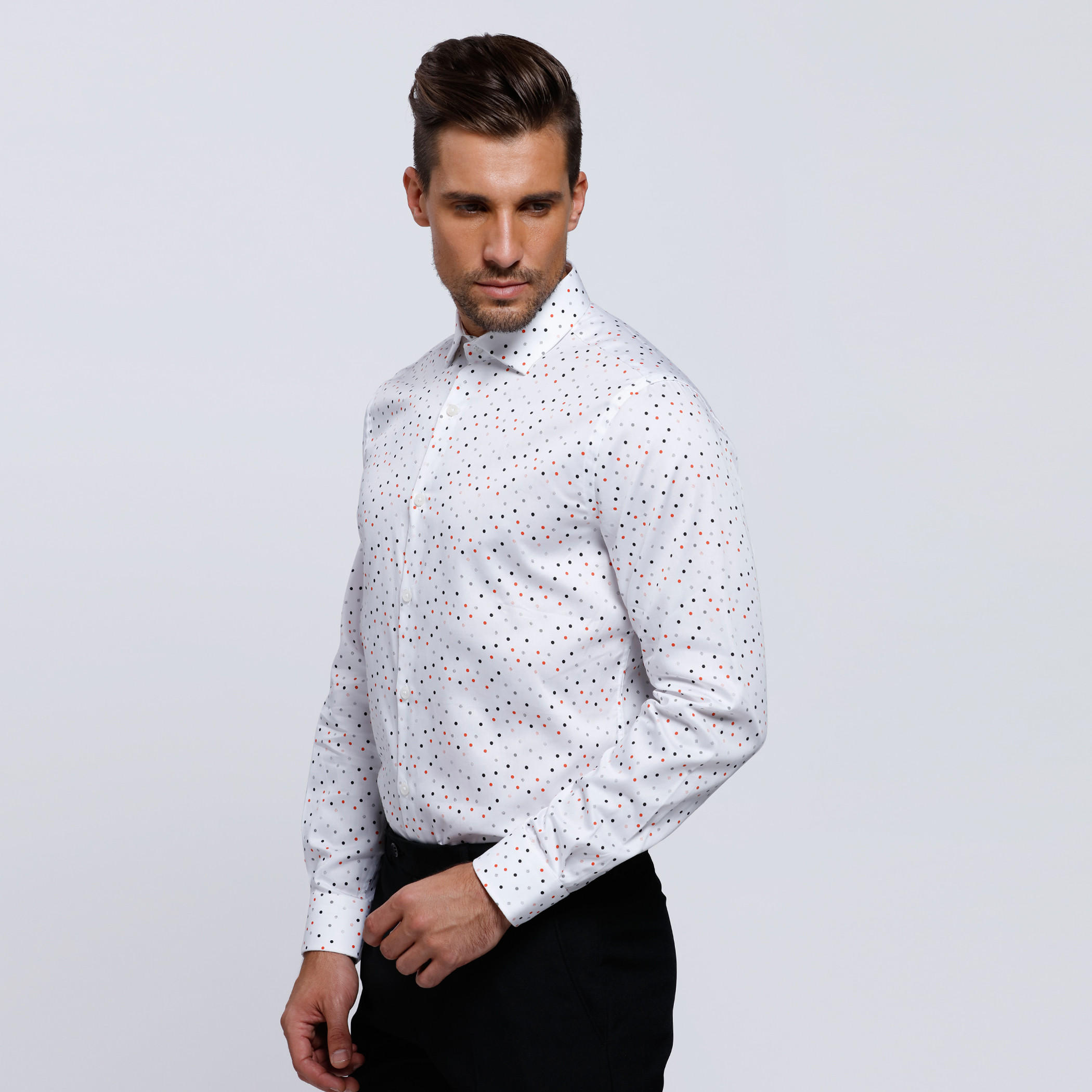 Printed Shirt with Complete Placket and Long Sleeves-men-clothing-shirts-image-3
