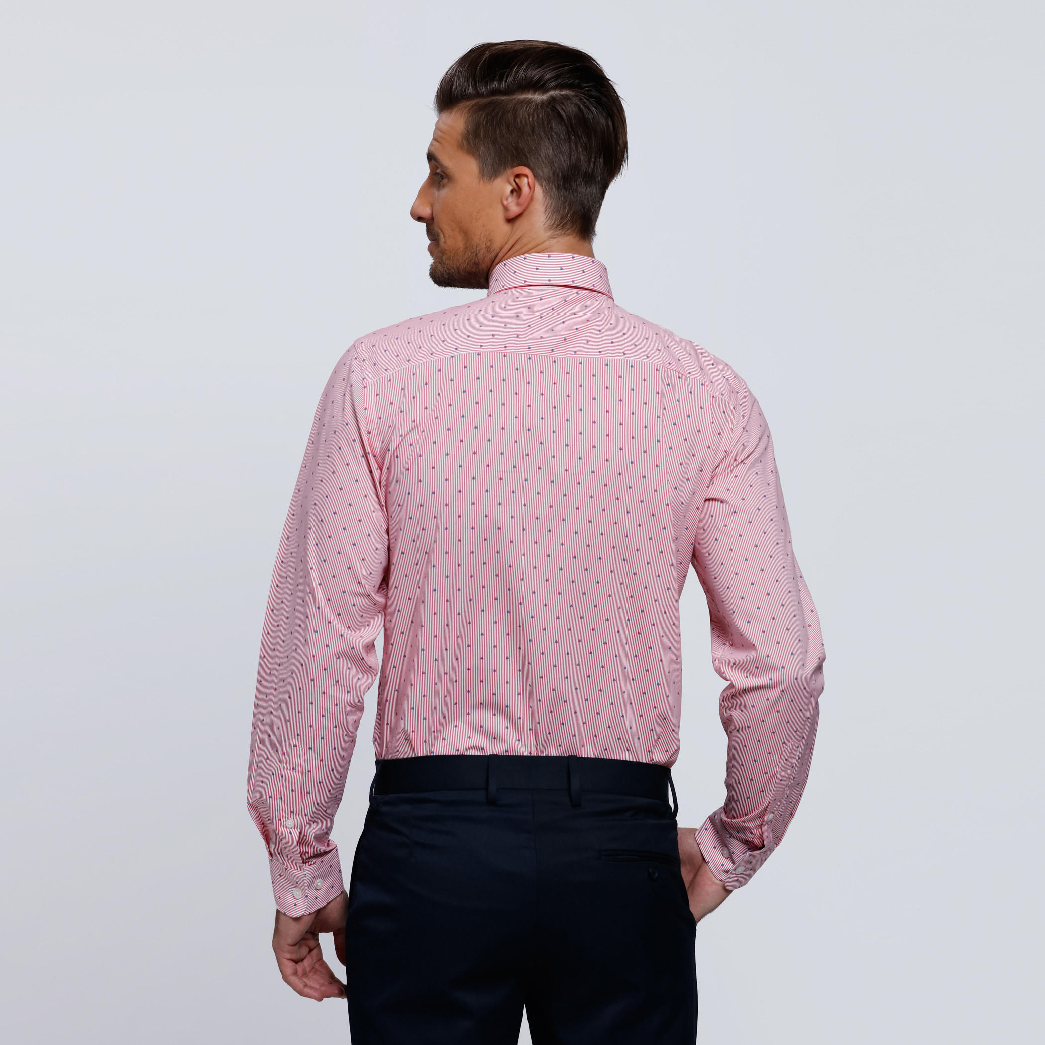 L'HOMME Printed Shirt with Complete Placket and Long Sleeves-men-clothing-shirts-image-2