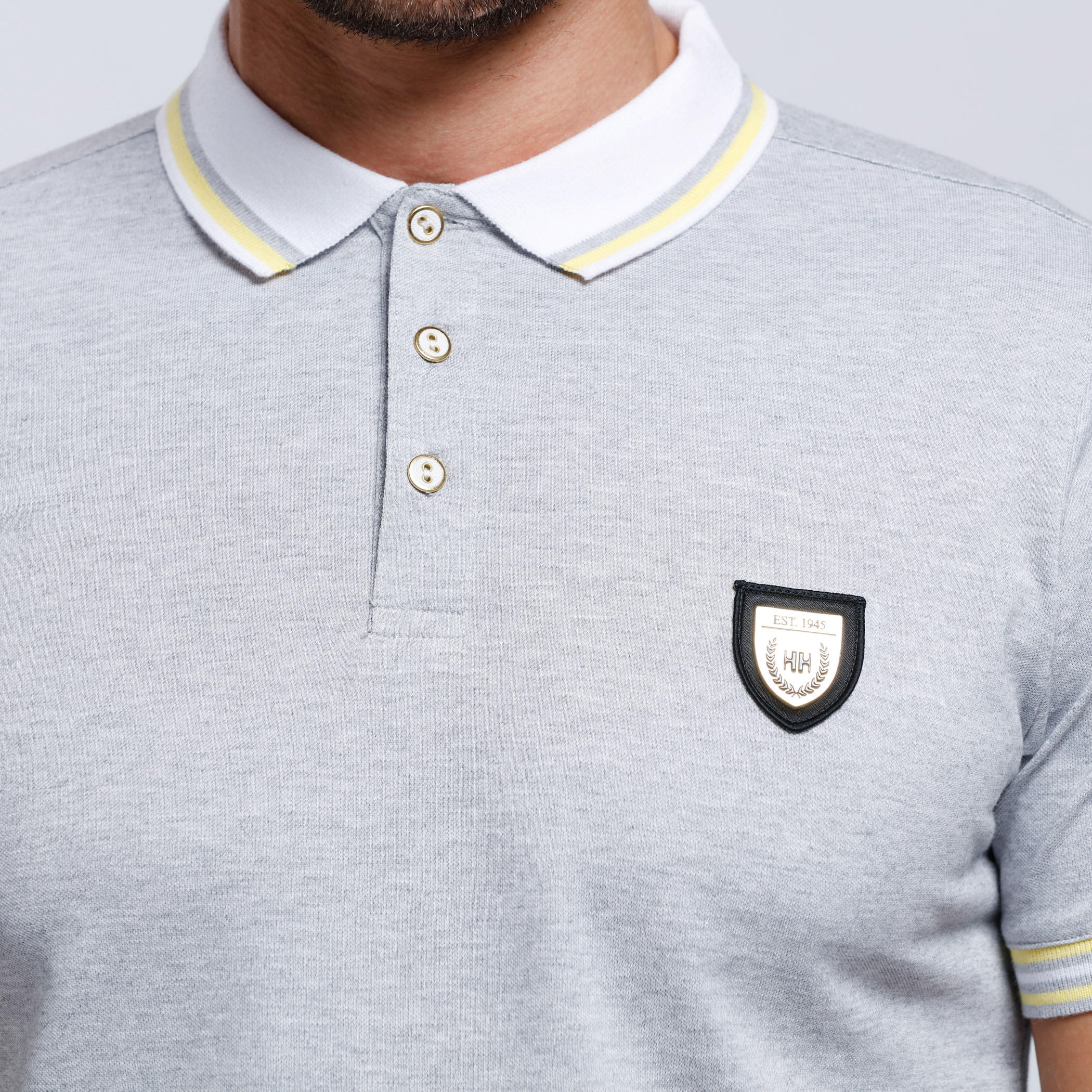 Polo Neck T-Shirt with Short Sleeves-men-clothing-tshirtsandpolos-tshirts-image-4