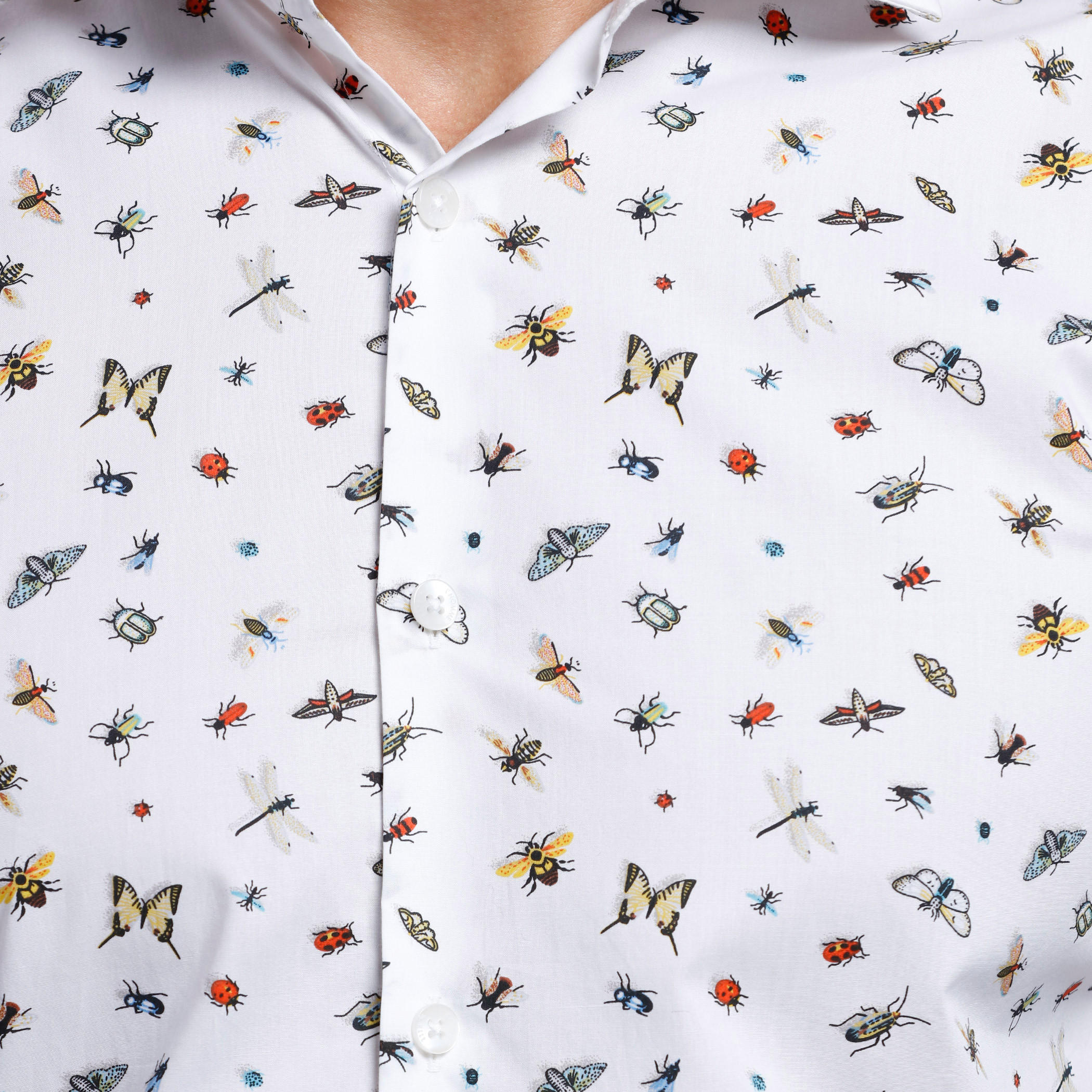 L'HOMME All Over Print Shirt with Long Sleeves-men-clothing-shirts-image-4