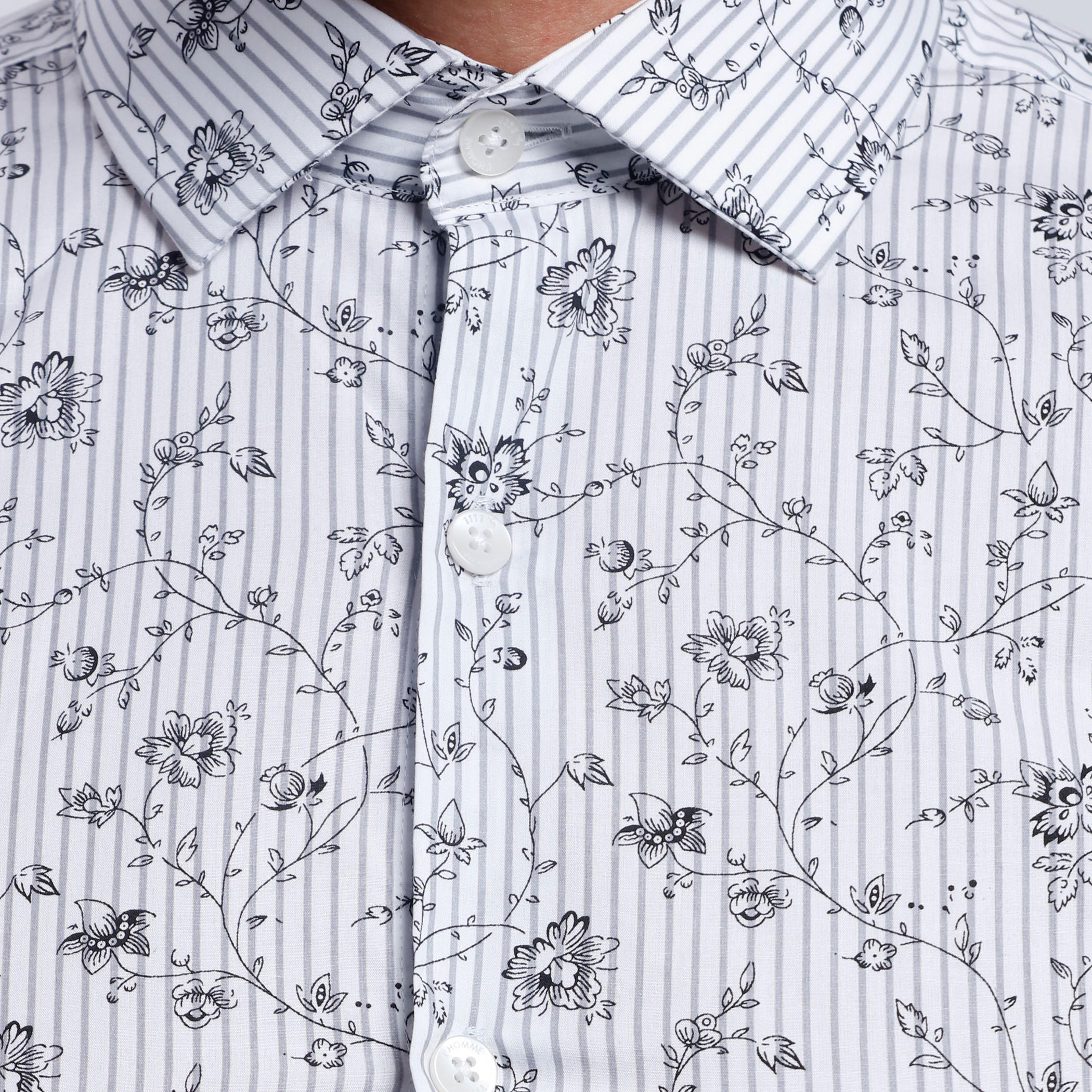L'HOMME Printed Shirt with Long Sleeves-men-clothing-shirts-image-4