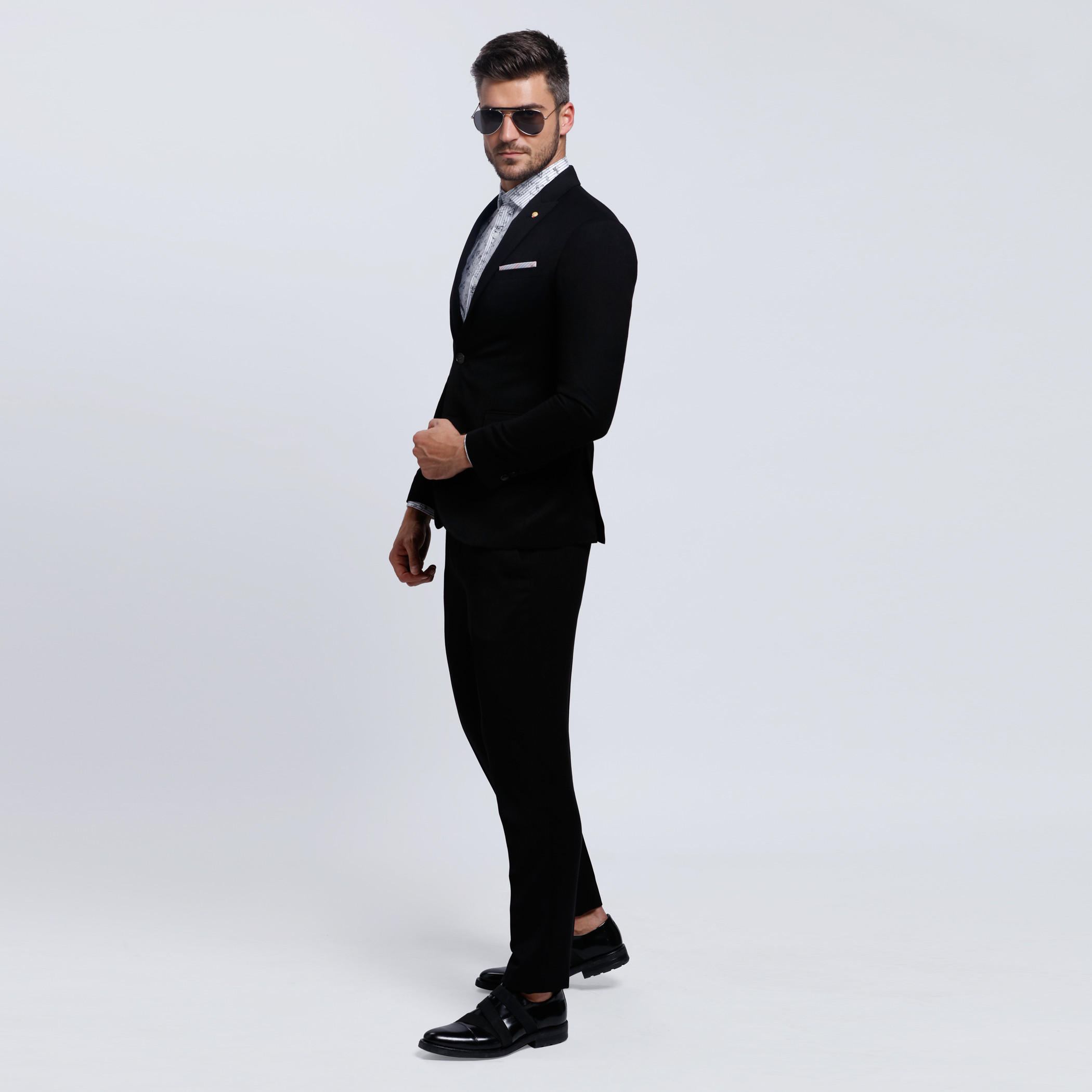 L'HOMME Printed Shirt with Long Sleeves-men-clothing-shirts-image-5