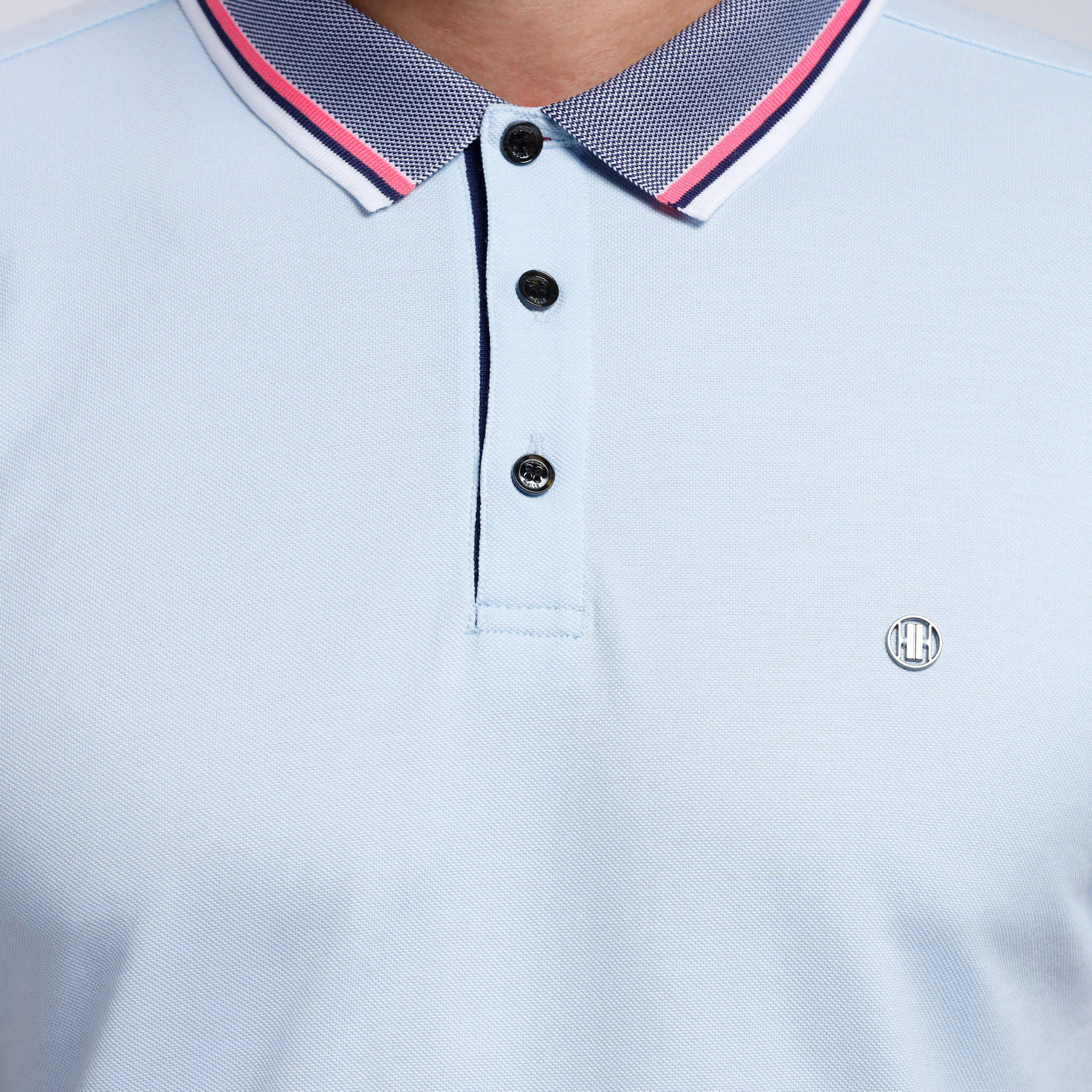 Polo Neck T-Shirt with Short Sleeves-men-clothing-tshirtsandpolos-tshirts-image-9
