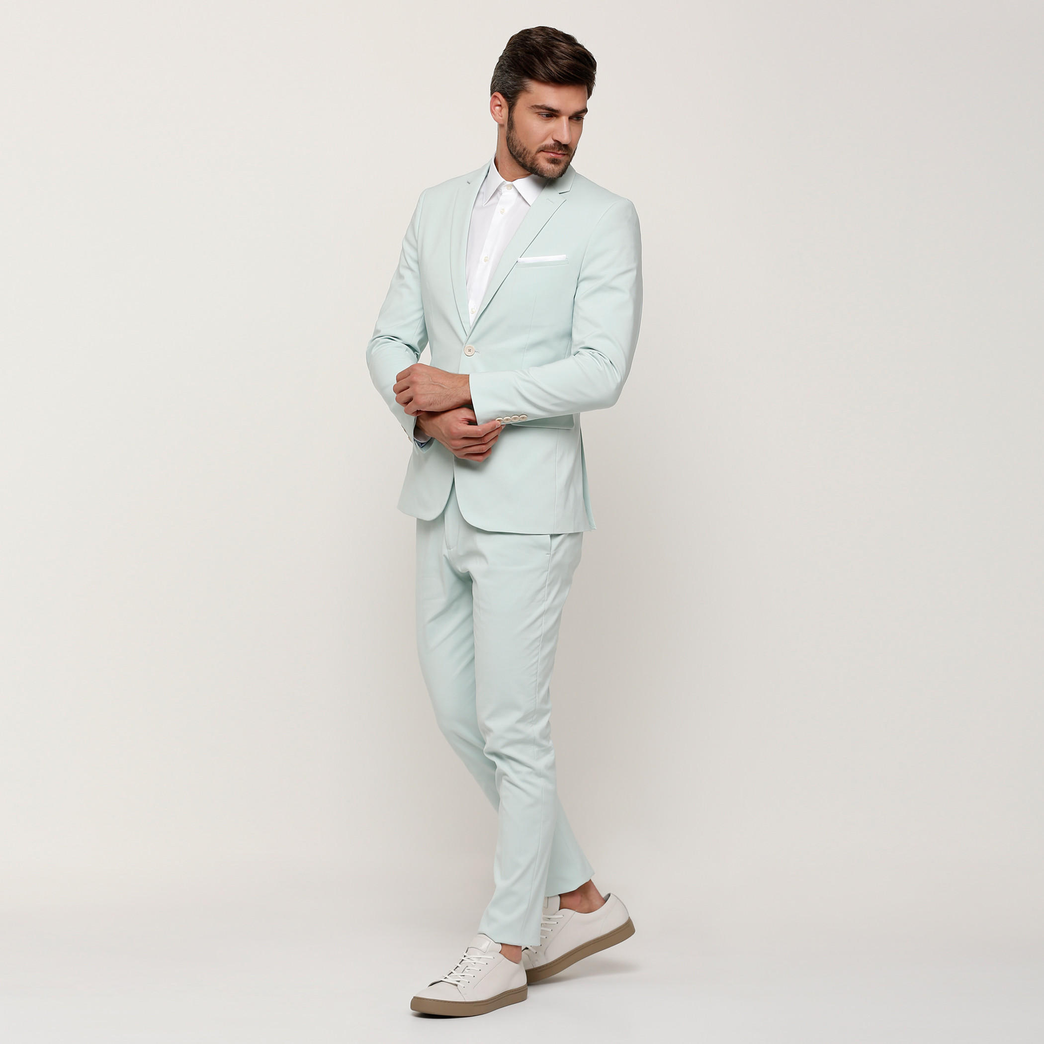 جاكيت بياقة طويلة وأكمام طويلة وأزرار من لوم-men-clothing-jacketsandblazers-jackets-image-5