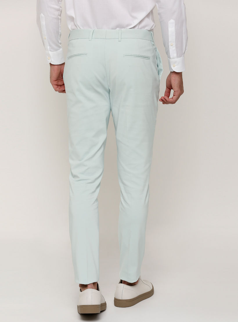 L'Homme Full Length Chinos with Button Closure and Pocket Detail-men-clothing-bottoms-trousersandchinos-trousers-image-2