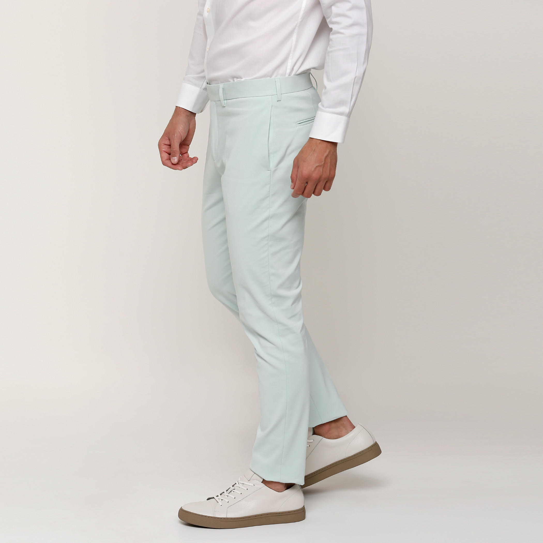 L'Homme Full Length Chinos with Button Closure and Pocket Detail-men-clothing-bottoms-trousersandchinos-trousers-image-3