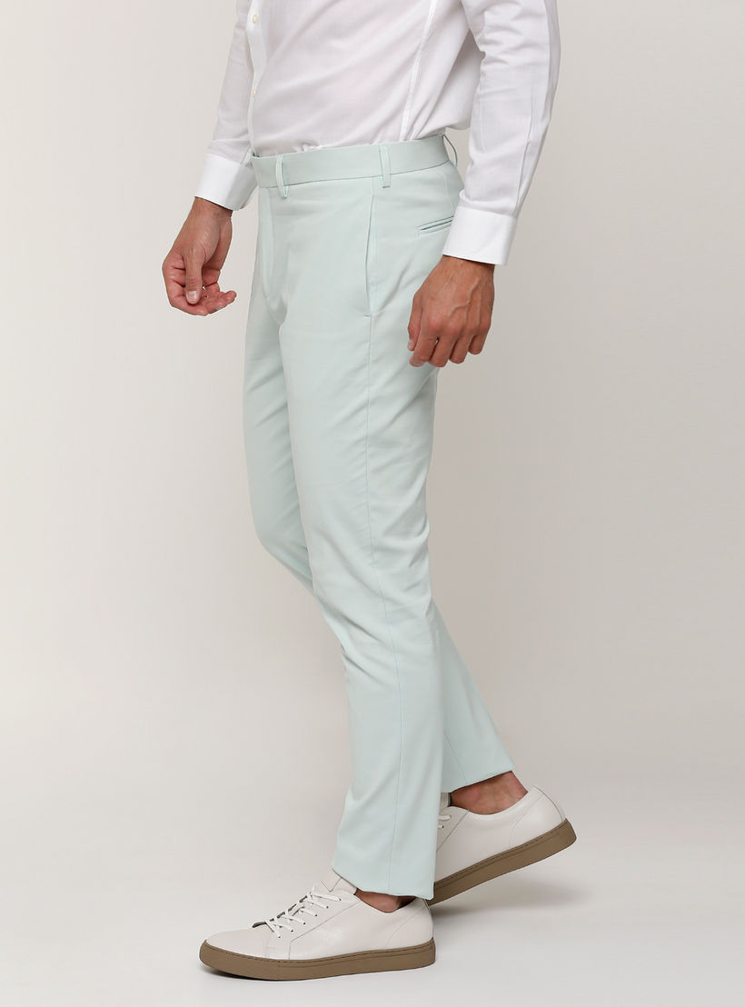 L'Homme Full Length Chinos with Button Closure and Pocket Detail-men-clothing-bottoms-trousersandchinos-trousers-image-3