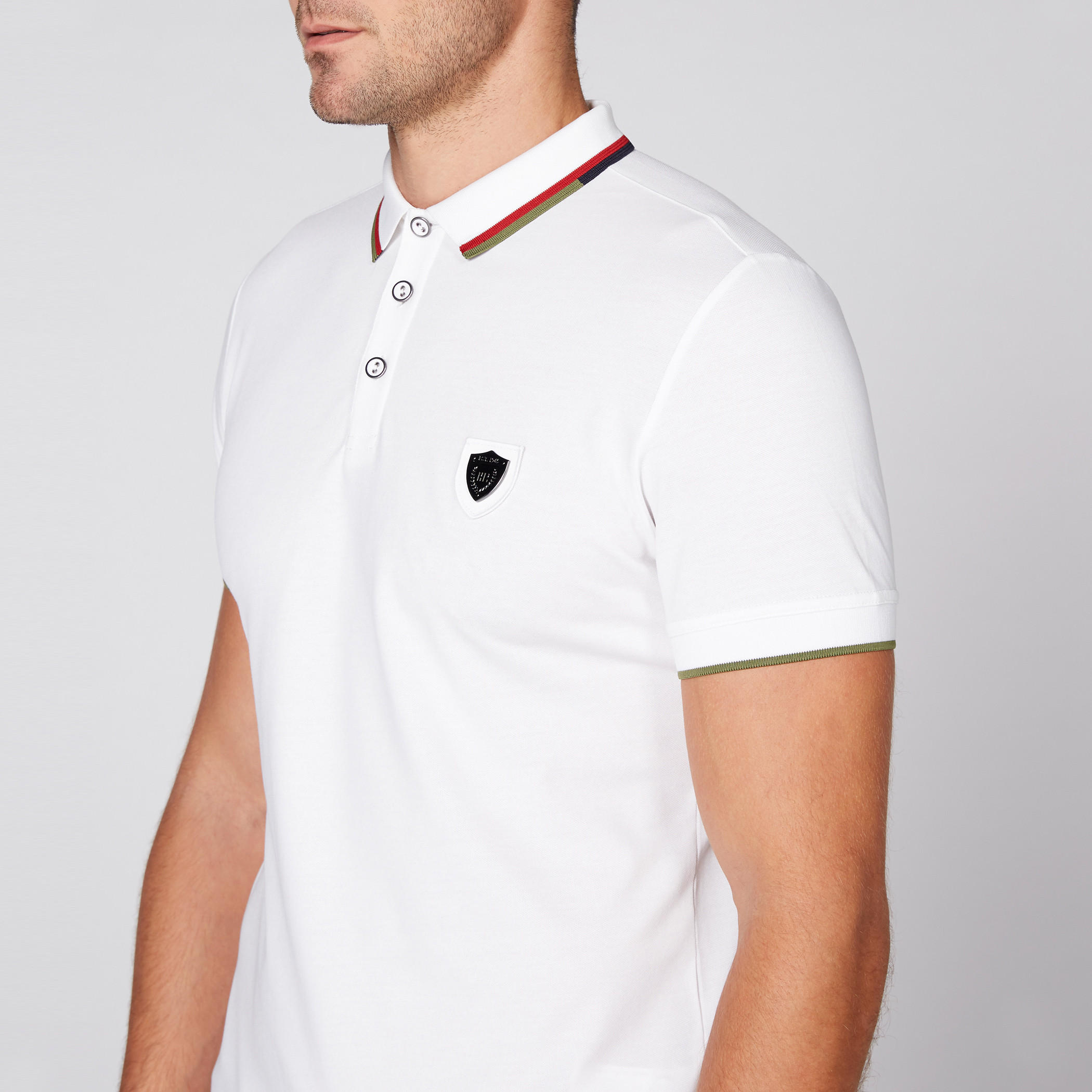تيشيرت بياقة بولو وأكمام قصيرة من لوم-men-clothing-tshirtsandpolos-tshirts-image-3