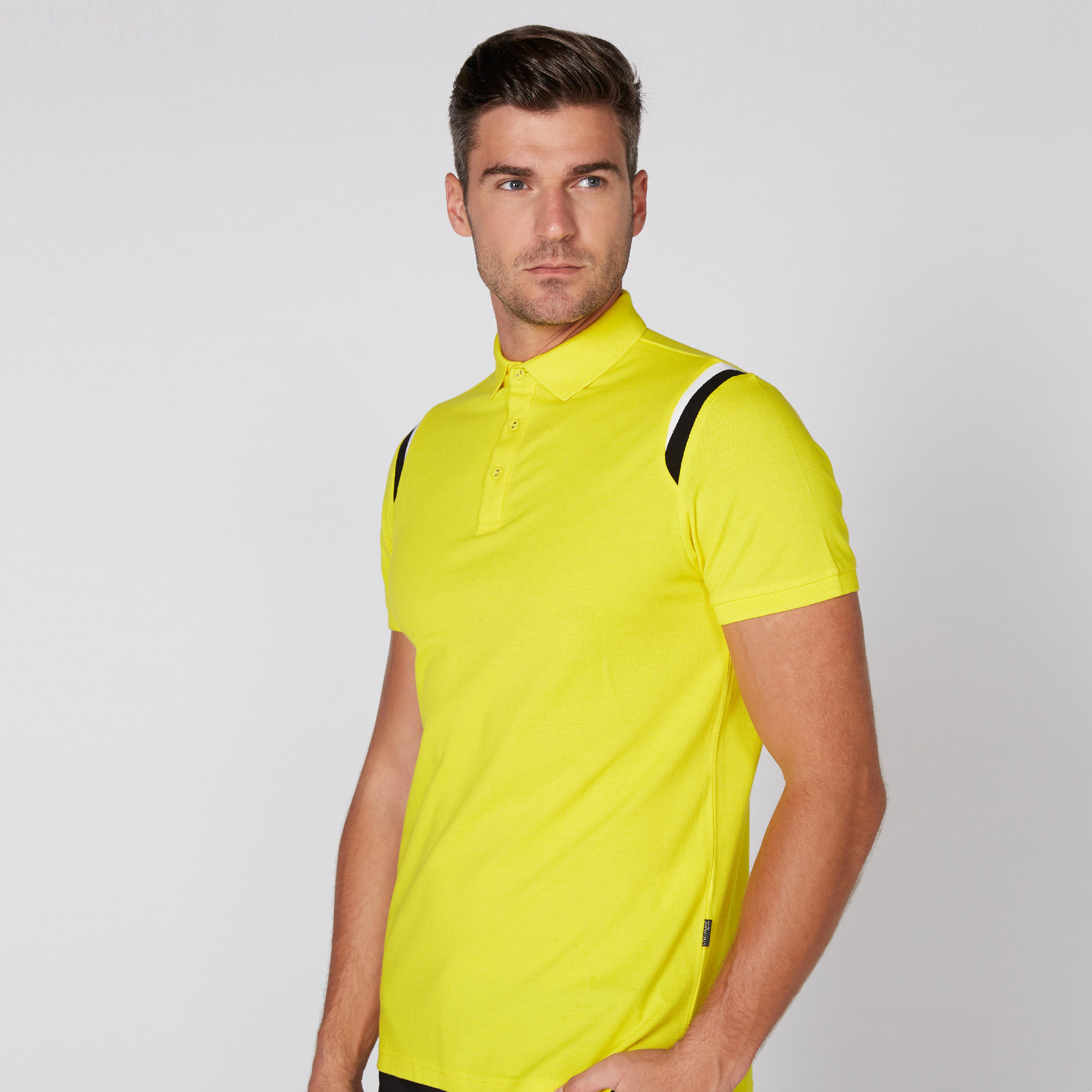 تيشيرت بياقة بولو وأكمام قصيرة من لوم-men-clothing-tshirtsandpolos-polos-image-3