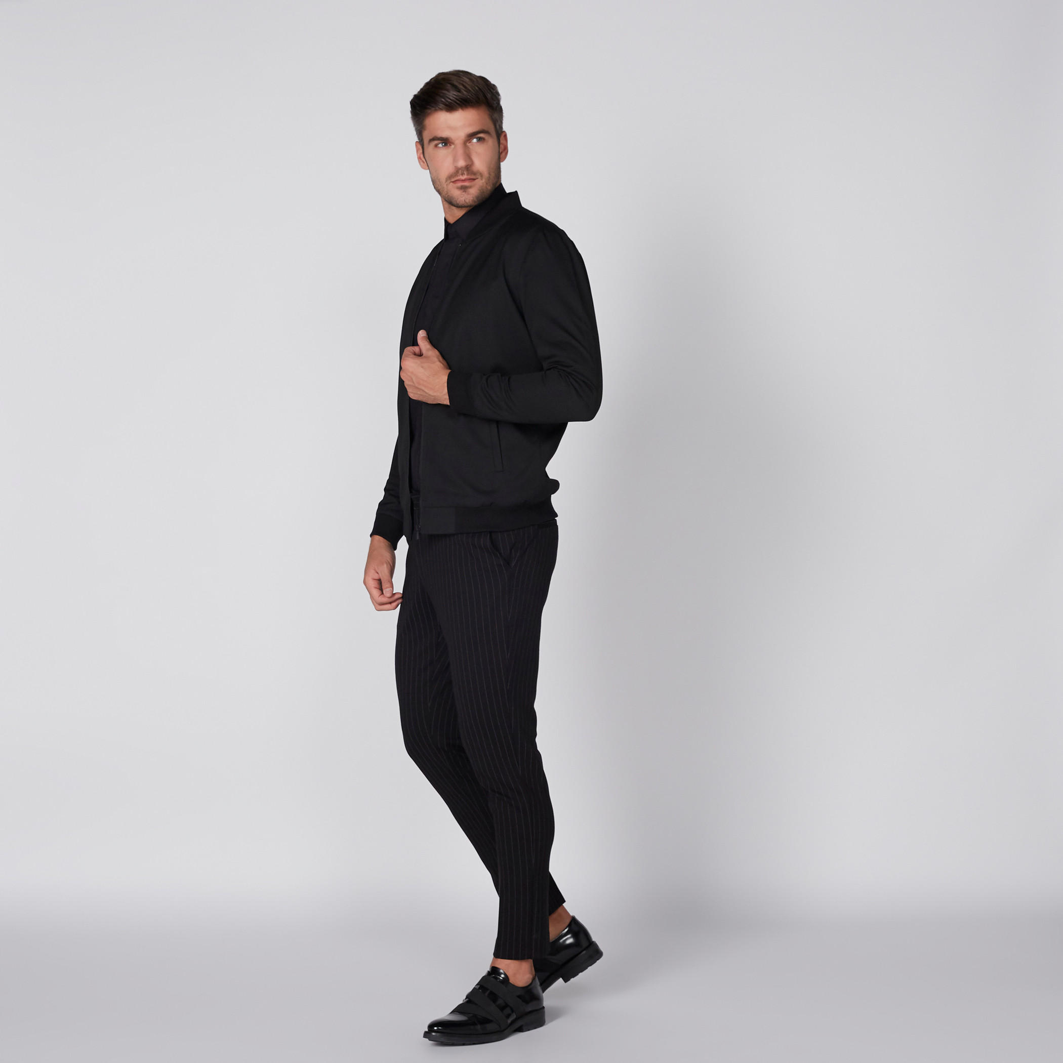 قميص بأكمام طويلة ووصلة أزرار مخفية من لوم-men-clothing-shirts-image-4