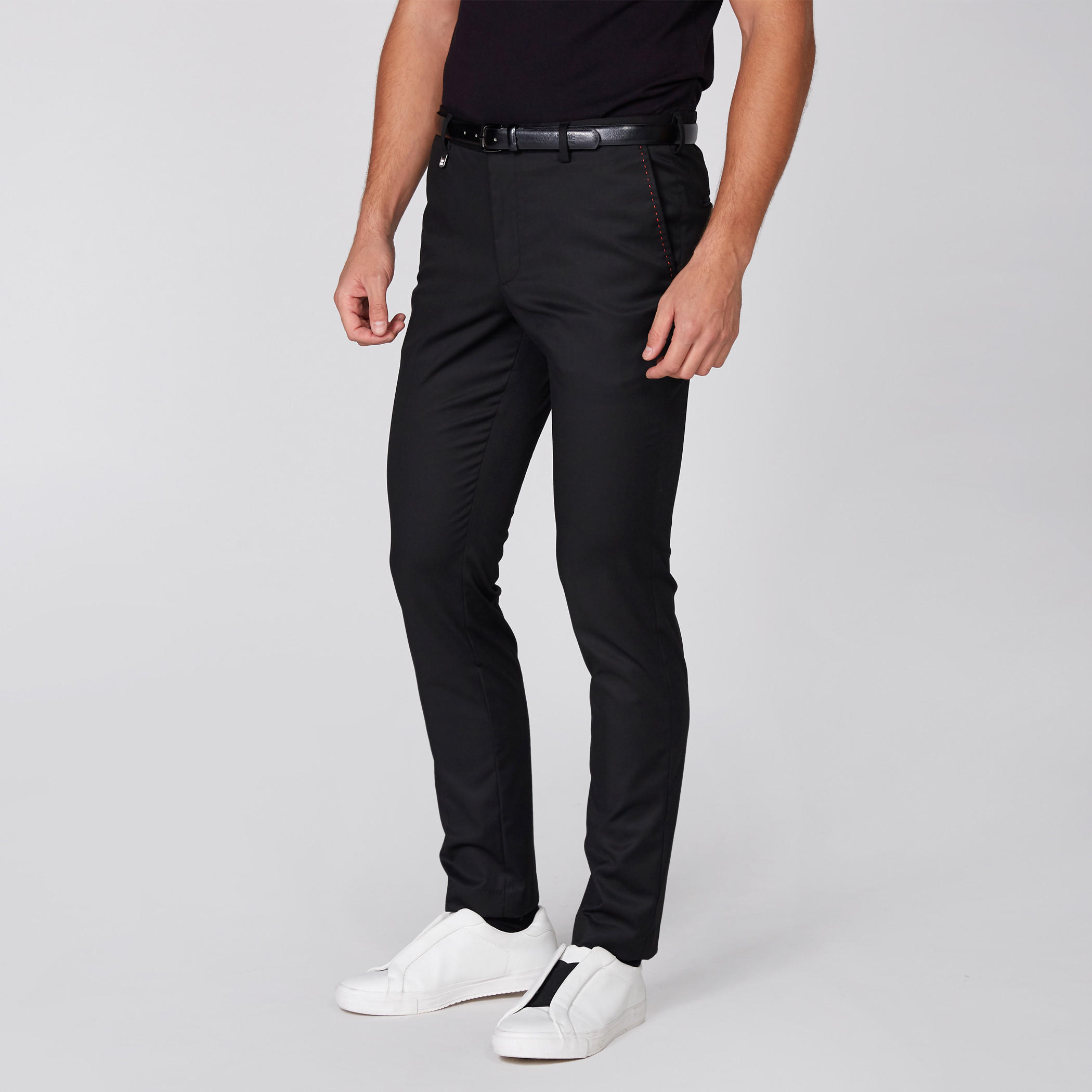 L'Homme Full Length Trousers with Button Closure and Pocket Detail-men-clothing-bottoms-trousersandchinos-trousers-image-3