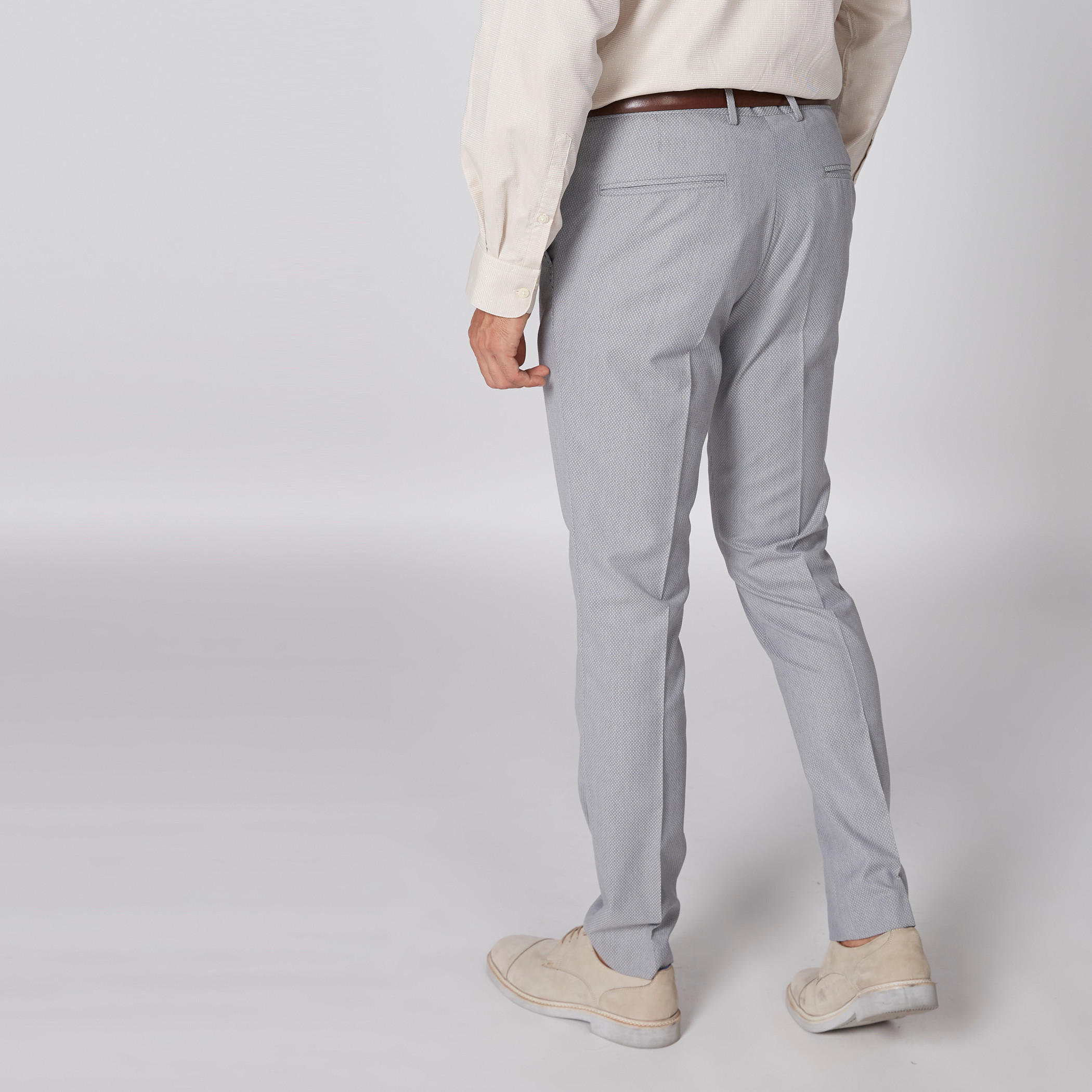 L'Homme Textured Trousers with Pocket Detail-men-clothing-bottoms-trousersandchinos-trousers-image-2