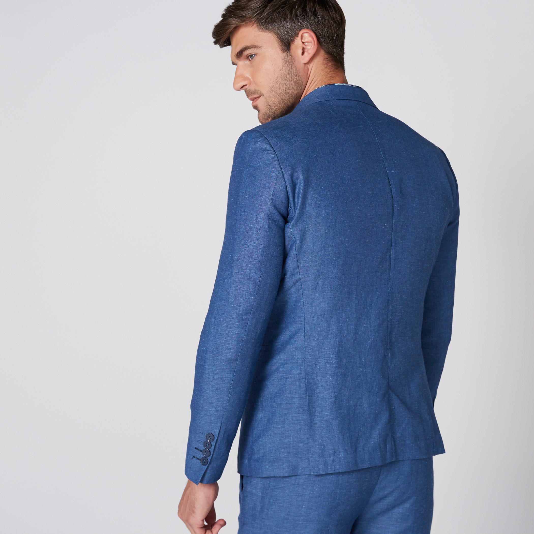 جاكيت بدلة بياقة طويلة وأكمام طويلة من لوم-men-winterwear-jacketsandblazers-image-3