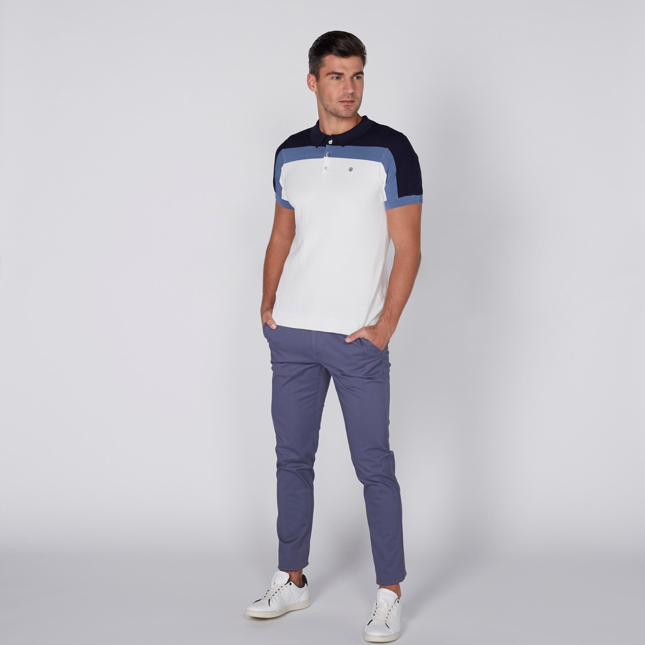 تيشيرت بياقة بولو وأكمام قصيرة من لوم-men-clothing-tshirtsandpolos-polos-image-2