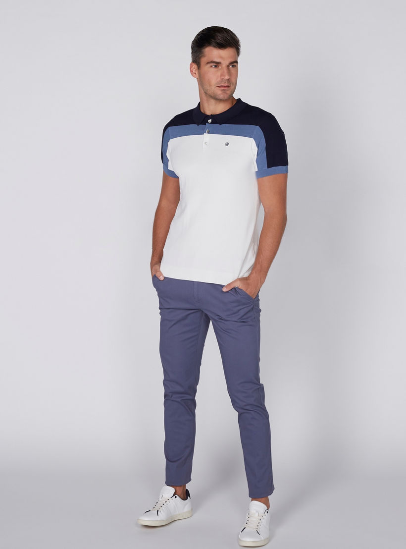 L'Homme Polo Neck T-Shirt with Short Sleeves-men-clothing-tshirtsandpolos-polos-image-2