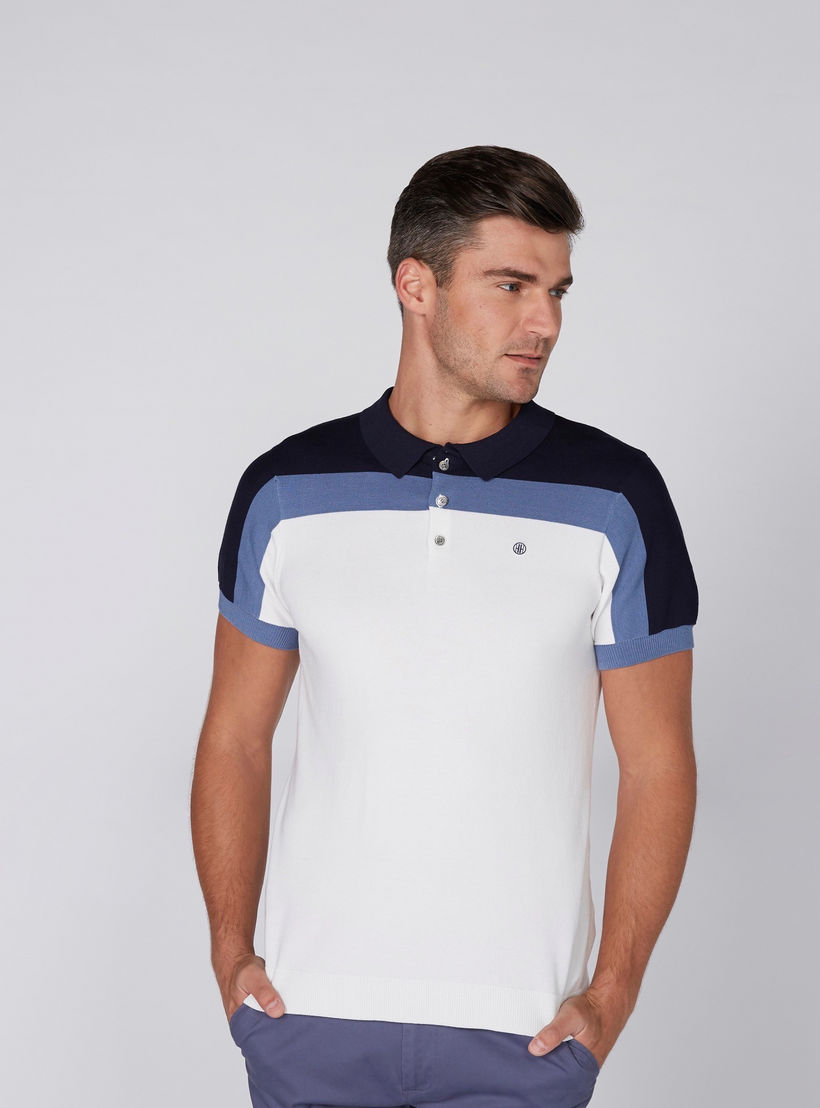 L'Homme Polo Neck T-Shirt with Short Sleeves-men-clothing-tshirtsandpolos-polos-image-3