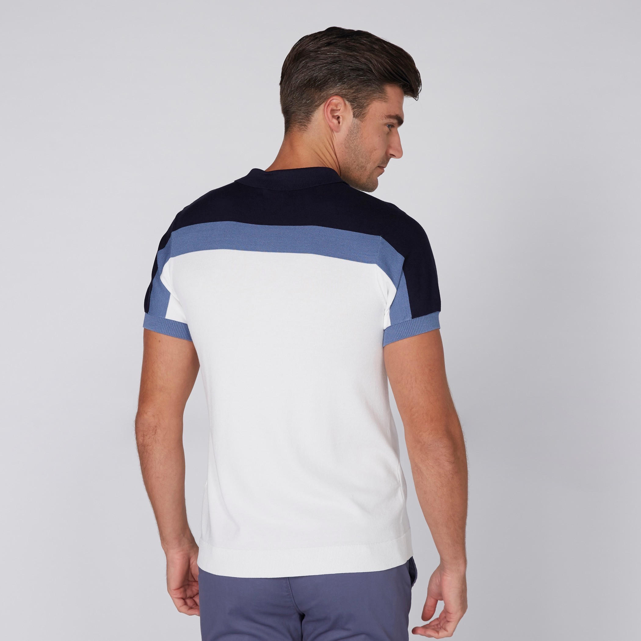 تيشيرت بياقة بولو وأكمام قصيرة من لوم-men-clothing-tshirtsandpolos-polos-image-4