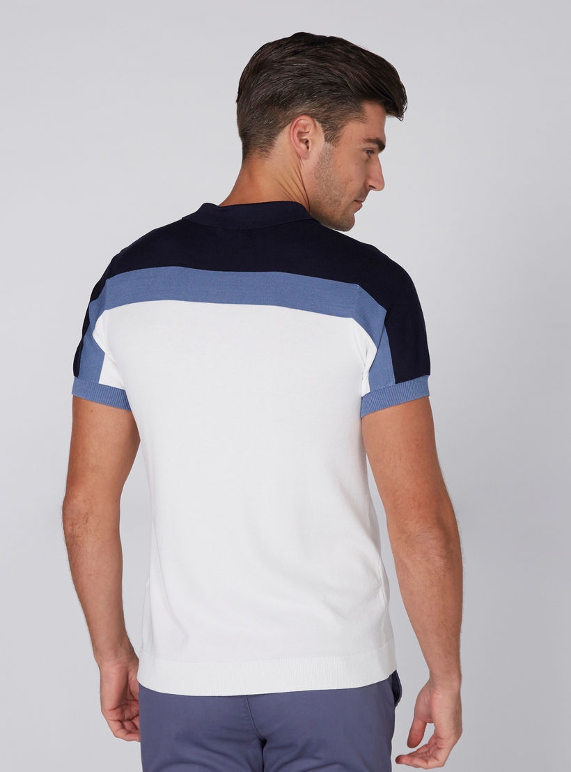 L'Homme Polo Neck T-Shirt with Short Sleeves-men-clothing-tshirtsandpolos-polos-image-4
