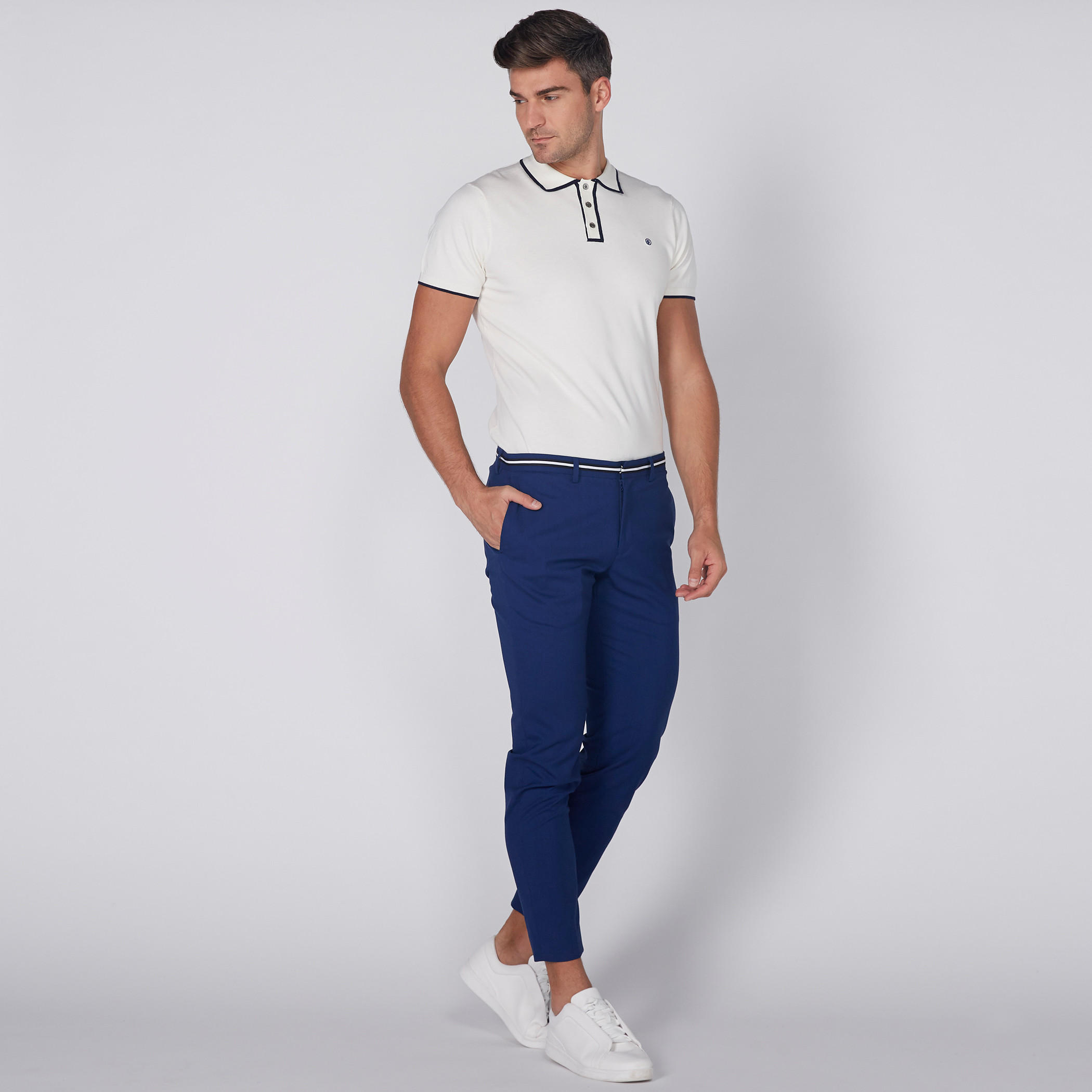 تيشيرت بياقة بولو وأكمام قصيرة من لوم-men-clothing-tshirtsandpolos-polos-image-3