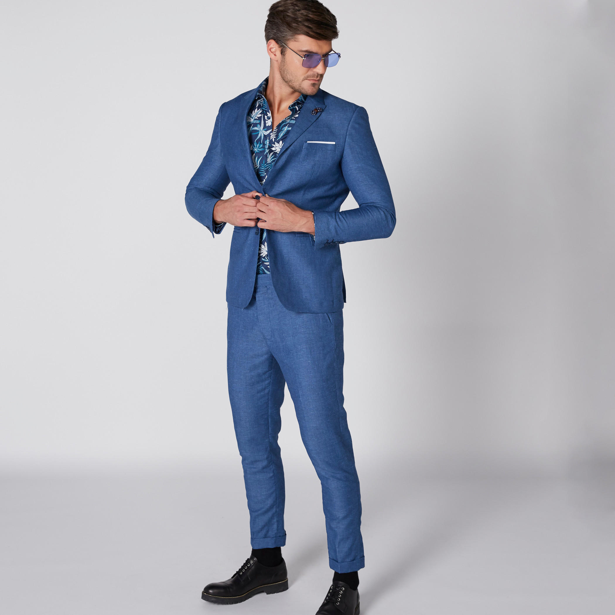 قميص بأكمام طويلة وطبعات من لوم-men-clothing-shirts-image-2