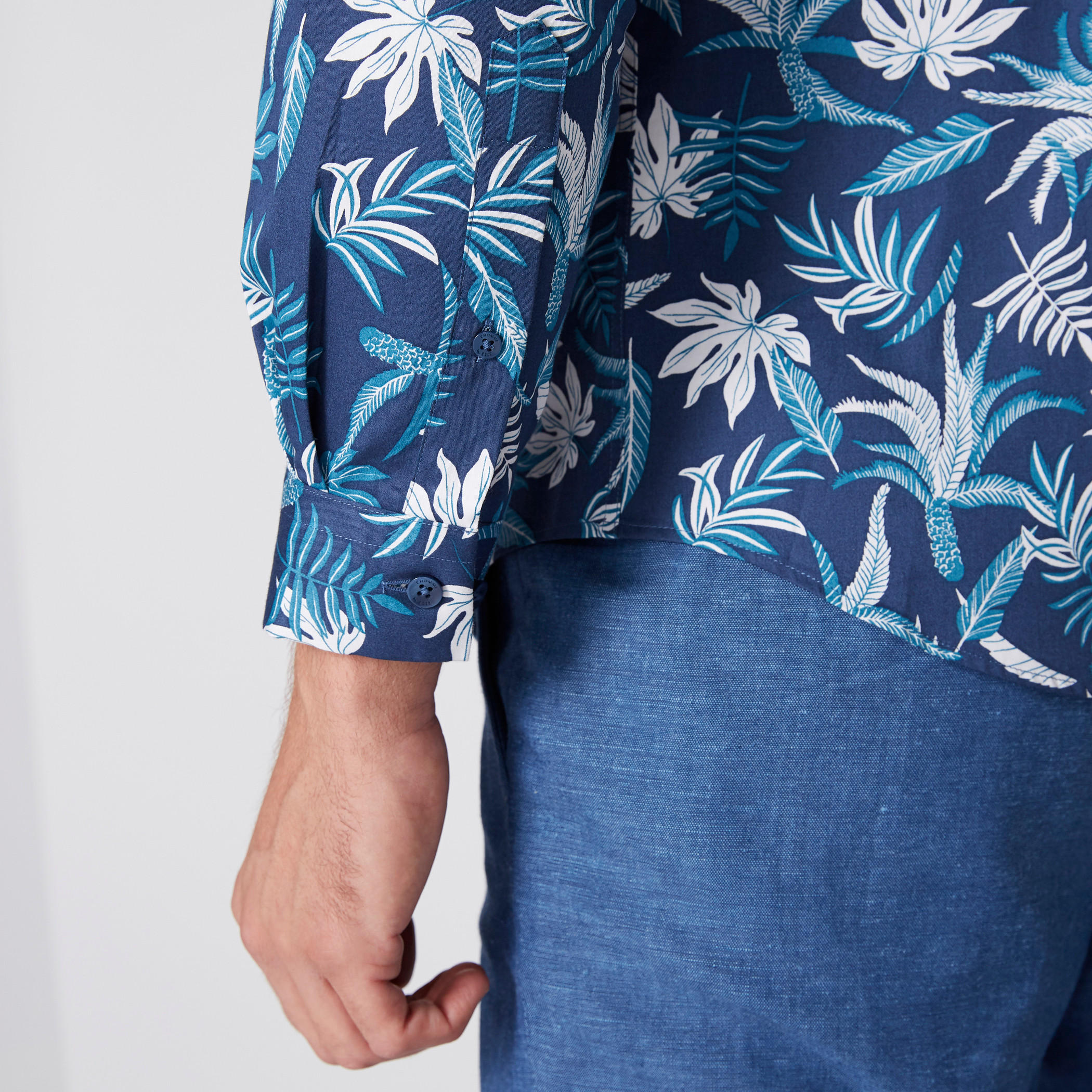 قميص بأكمام طويلة وطبعات من لوم-men-clothing-shirts-image-3